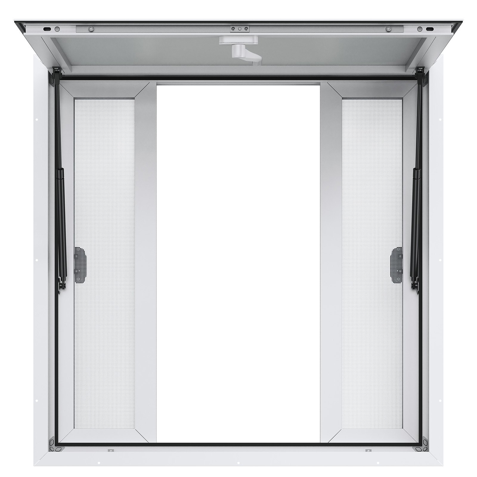 Kontsessiooniaken 91 4 x 91 4 cm alumiiniumisulamist toidukäru teenindusaken 4 horisontaalse lükandakna varikatuse ja
