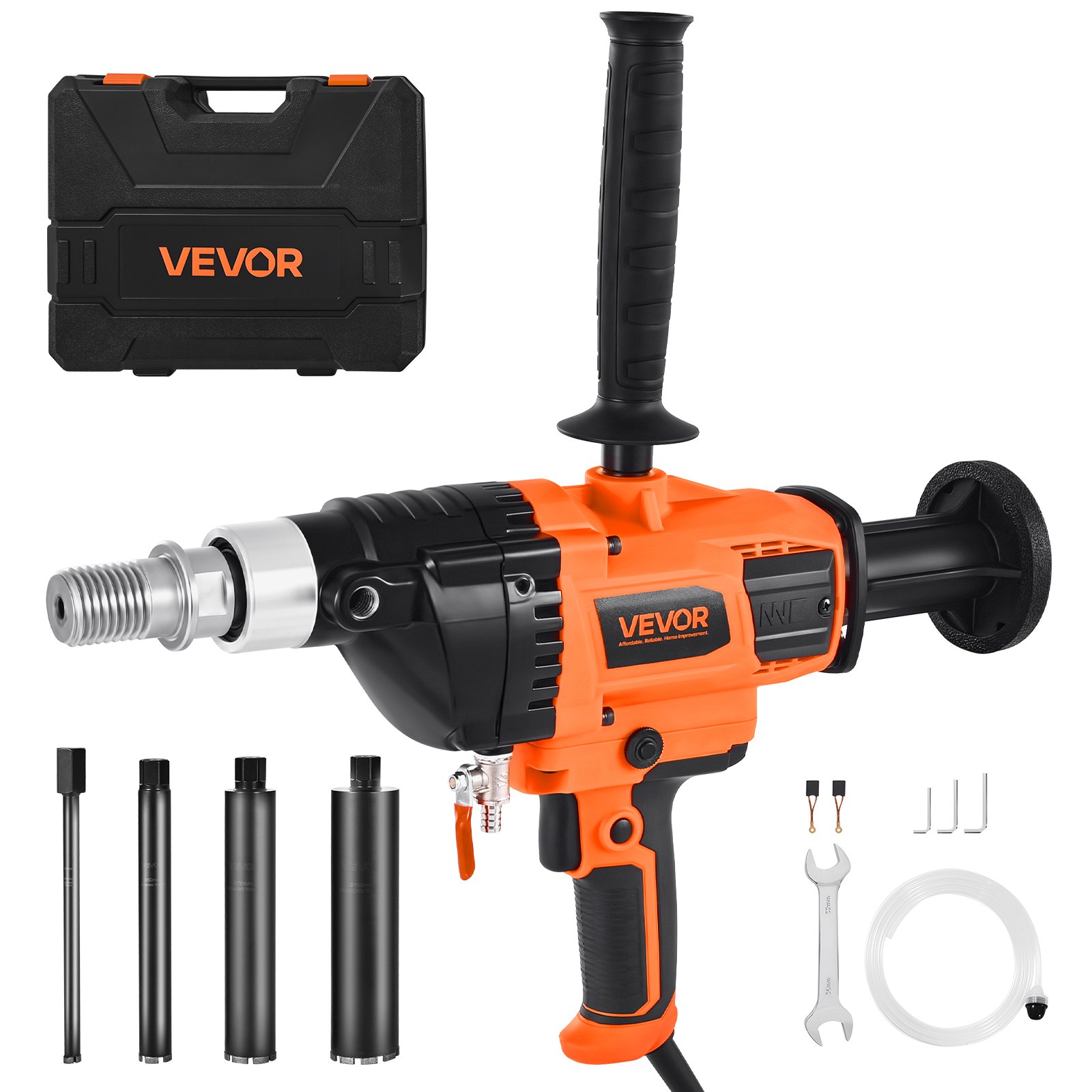 Teemantsüdamikpuurmasin, puurimisdiameeter 20-160 mm, muudetav kiirus 0-1800 p/min