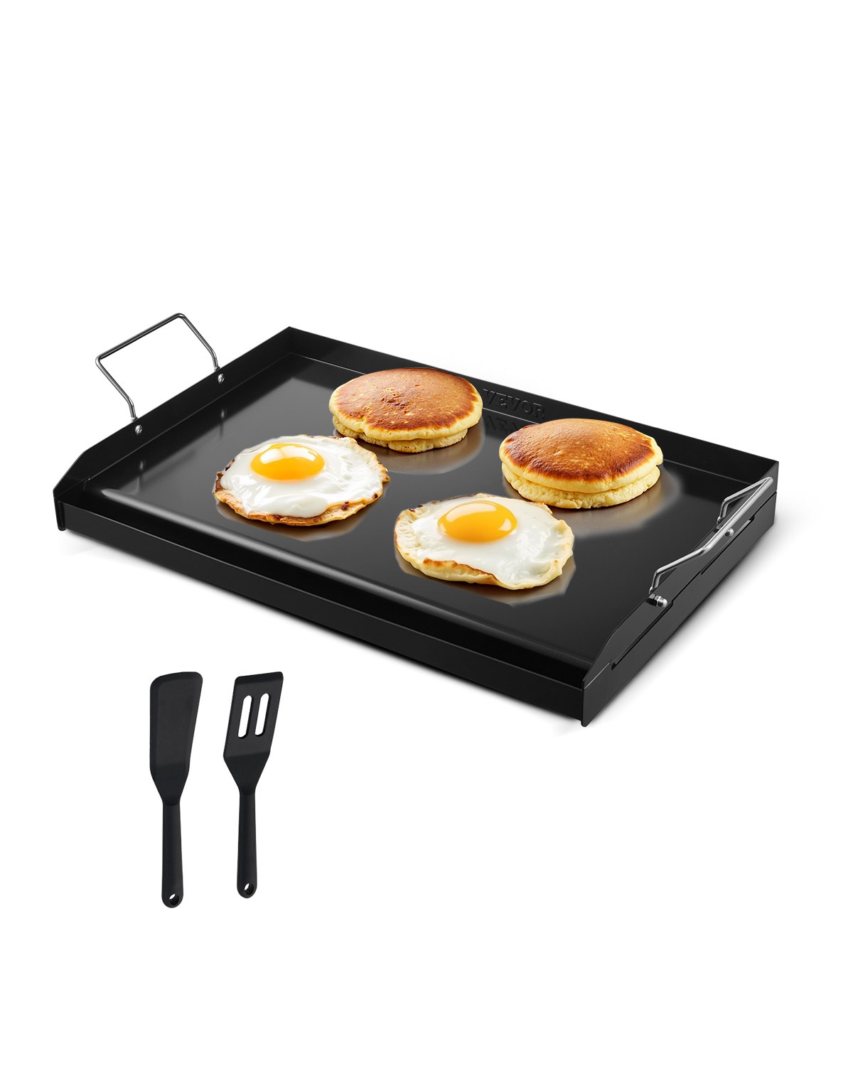 Süsinikterasest grillpann 61 x 40 6 cm universaalne lameda ülaosaga ristkülikukujuline plaat gaasigrilli pann BBQ