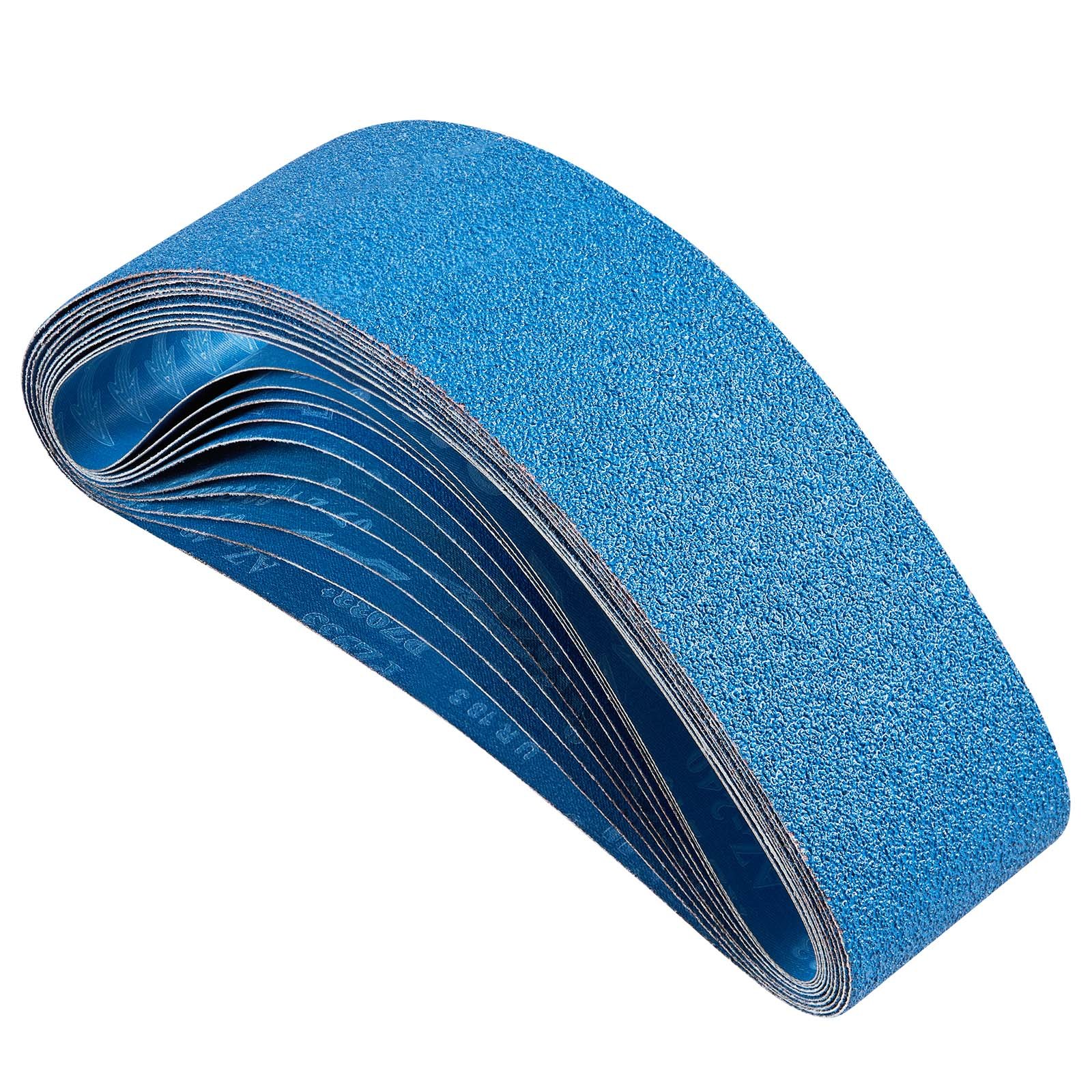 Lihvlindid 100 x 915 mm lintlihvija lihvlindid 10 tk (2 tk igast karedusega 40 60 80 120 240) tsirkooniumoksiid nugade