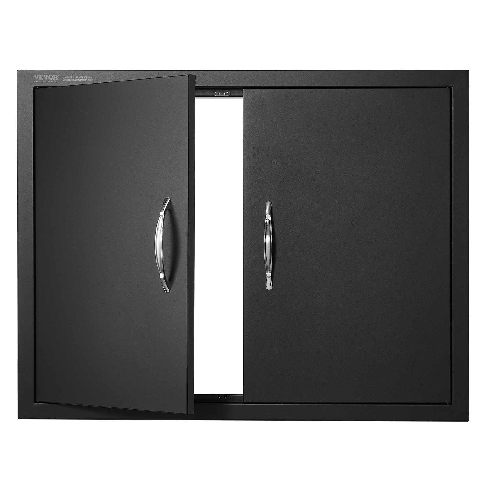 Grilli luuk 788x610 mm topeltuks välisköögile külmplaadiga süvistatav uks seinale kinnitatav vertikaalne uks