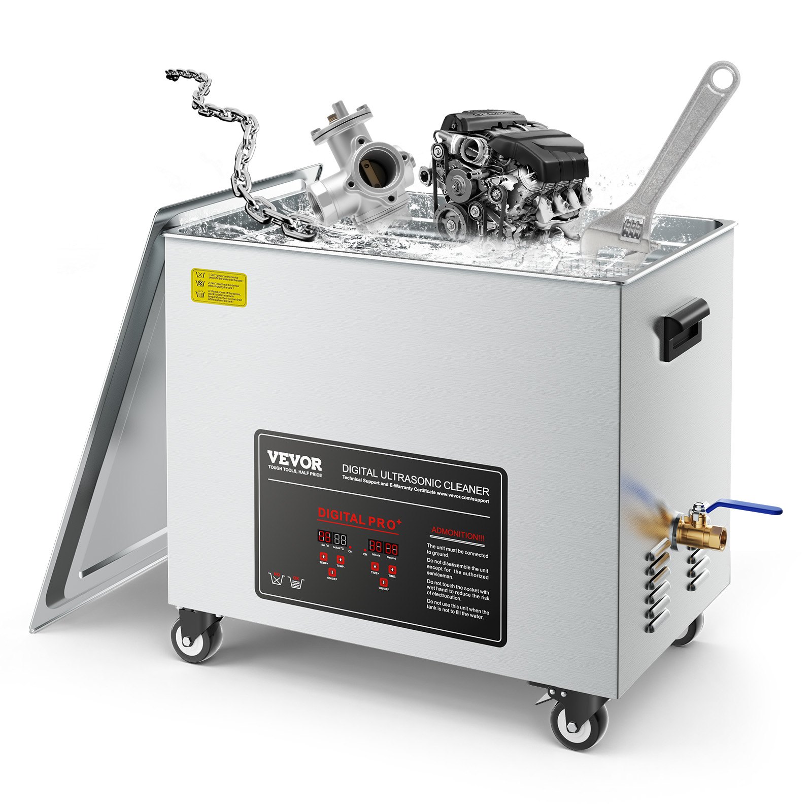 Ultrahelipuhasti, 50 l, 840 W, taimeri, soojenduse ja korviga