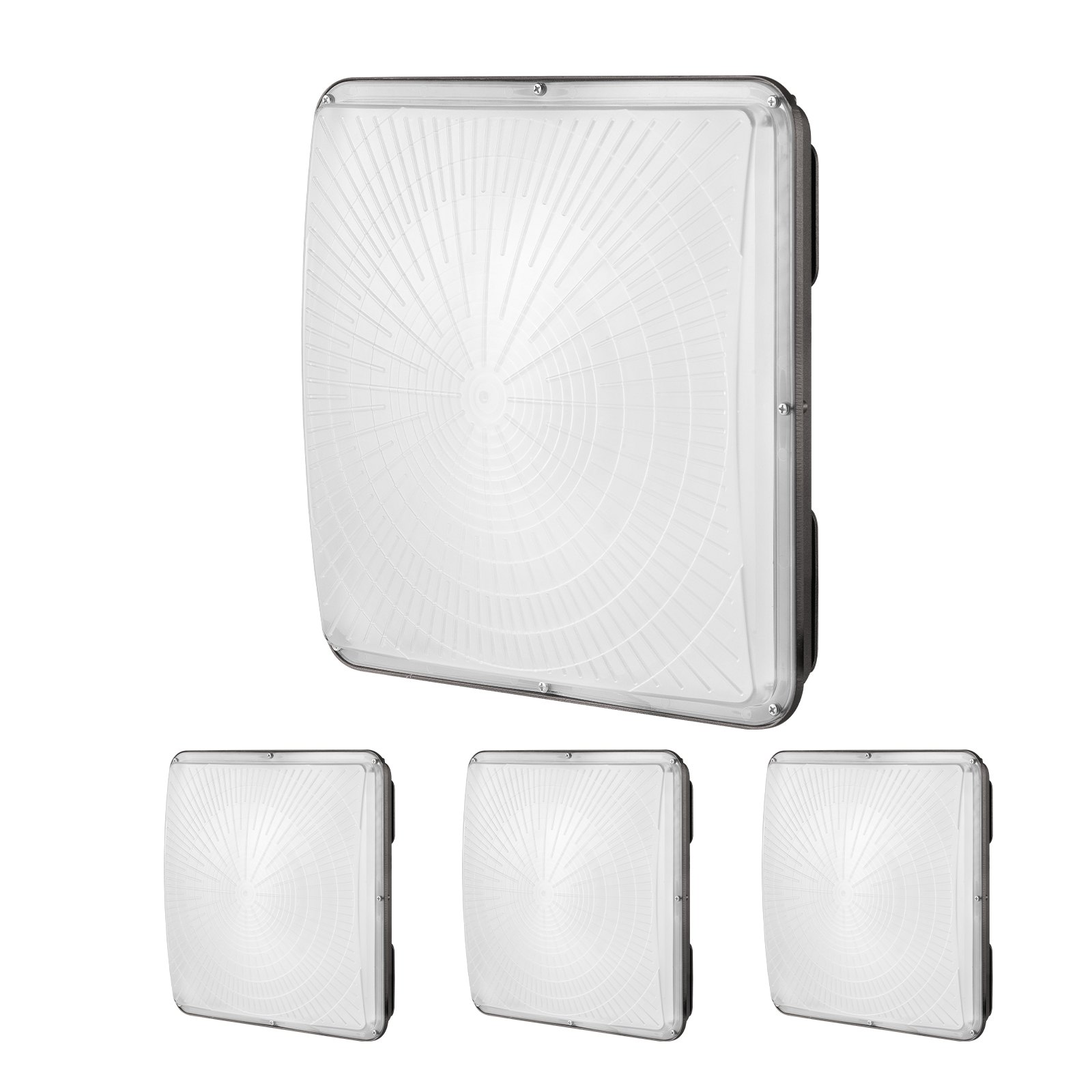 4 LED-varikatusevalgustit 150 W 16500LM 5000K päevavalgus äri- tööstus- ja välistingimustes kasutatavad