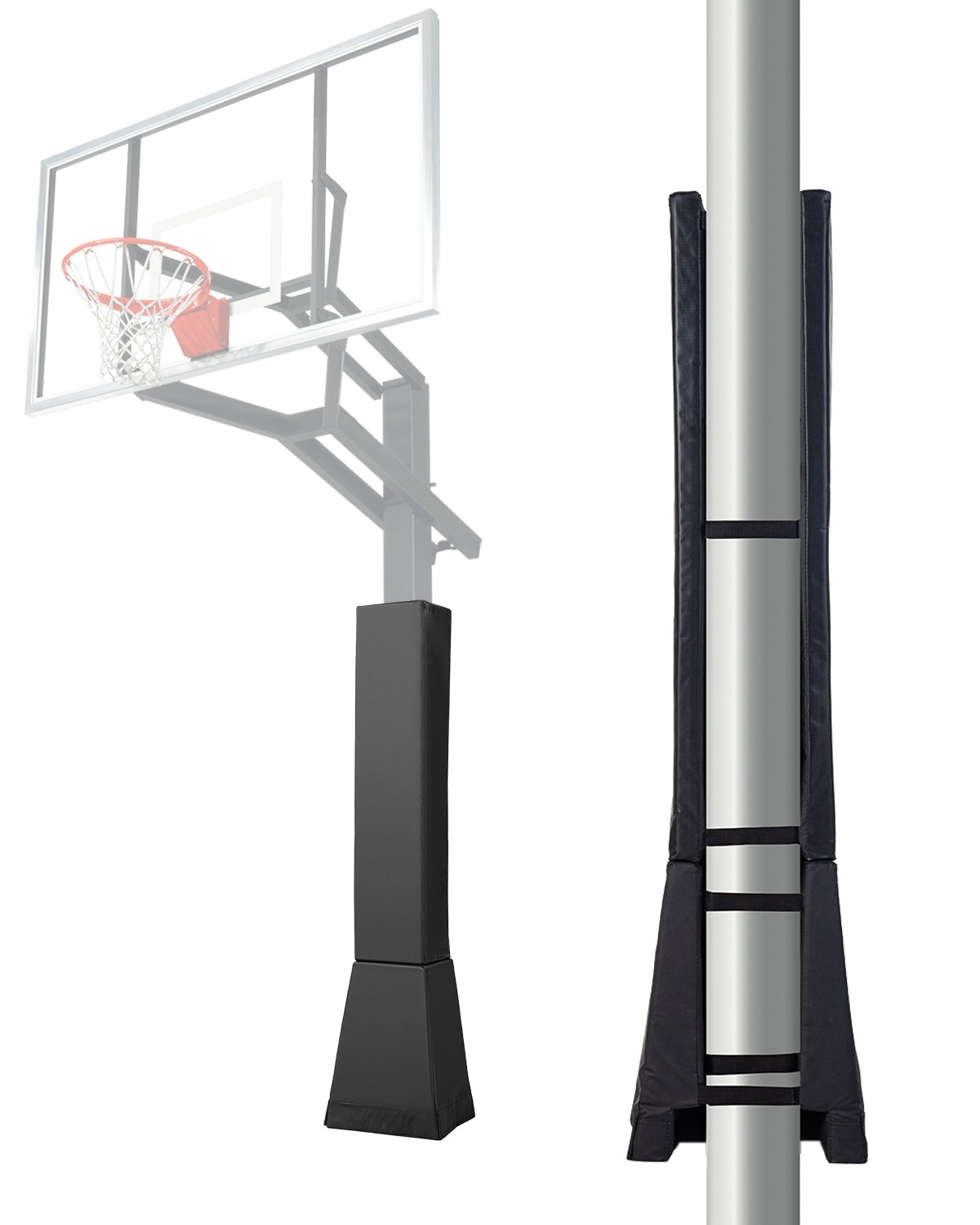 Korvpalliposti alus 163 cm kõrge ja 5 1 cm paksune vastupidav ümber posti mähitav alus sobib 6x6 - 17 8 x 17 8 cm