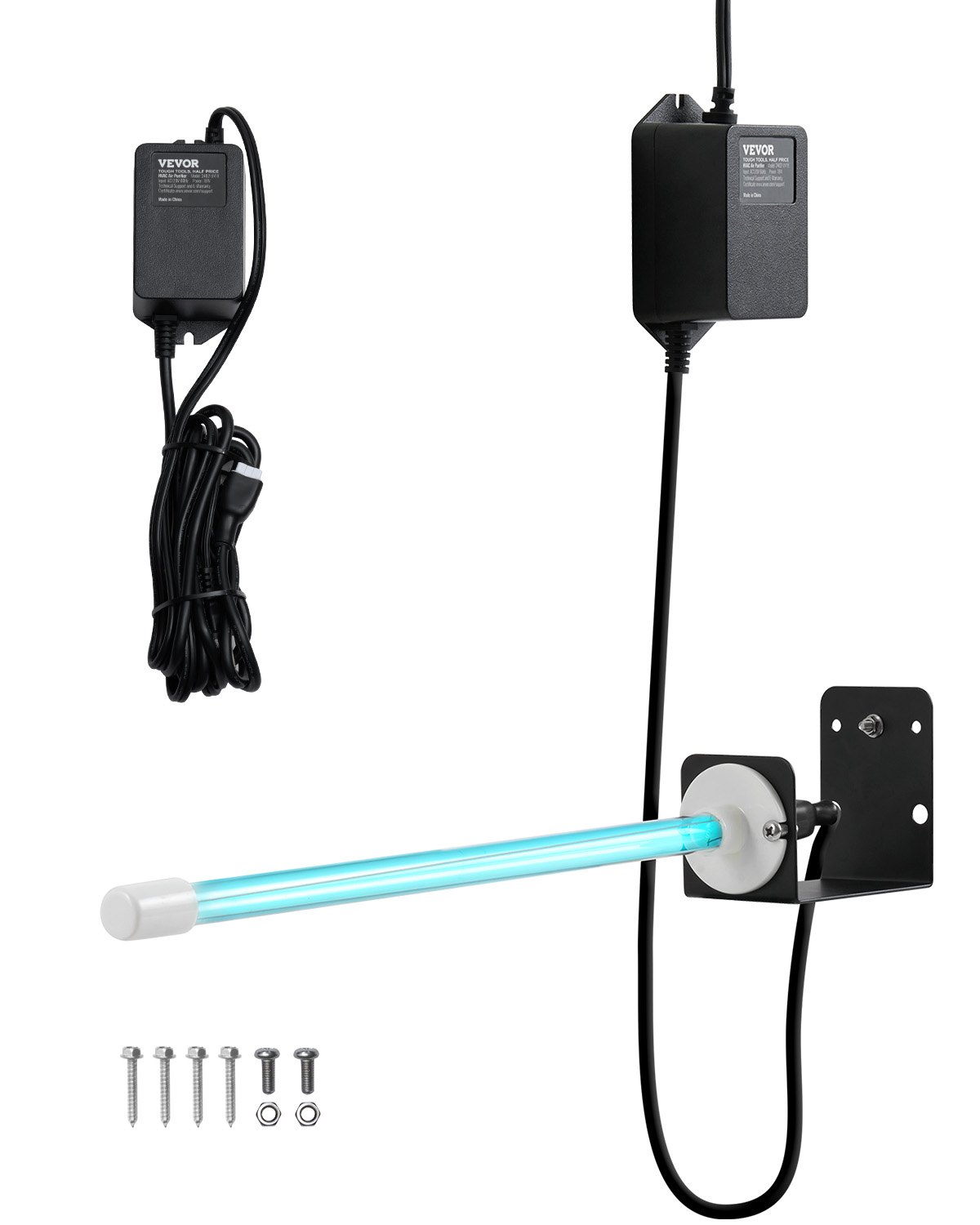 HVAC õhupuhasti 18 W 35 6 cm UV-UVC-valgusmähise puhastusseade magnetiga kanalis kliimaseadme (kliimaseadme) kanalile