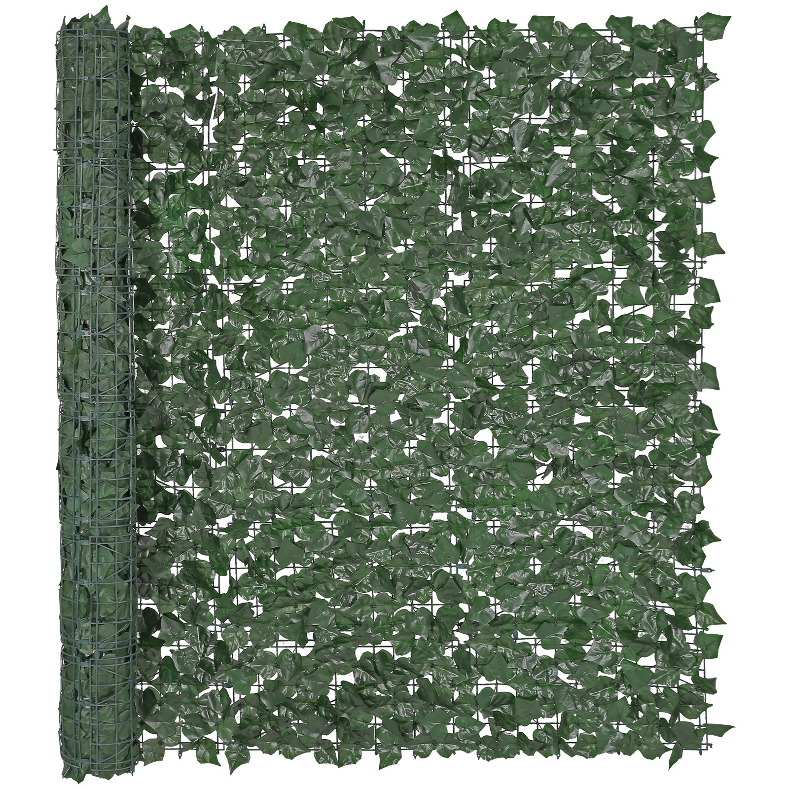 Luuderohust privaatsusaed 1500 x 2490 mm kunstlik roheline sein tugevdatud vuugiga luuderohuga aed kunsthekid
