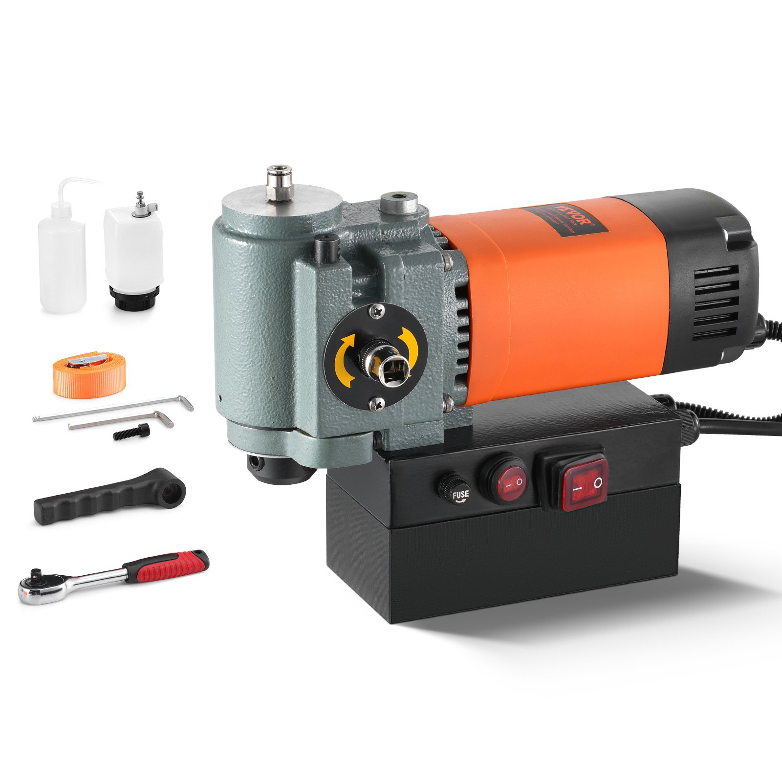 Magnetpuurpress, 1300W madala profiiliga magnetpuur, magnetpress seadmete paigaldamiseks
