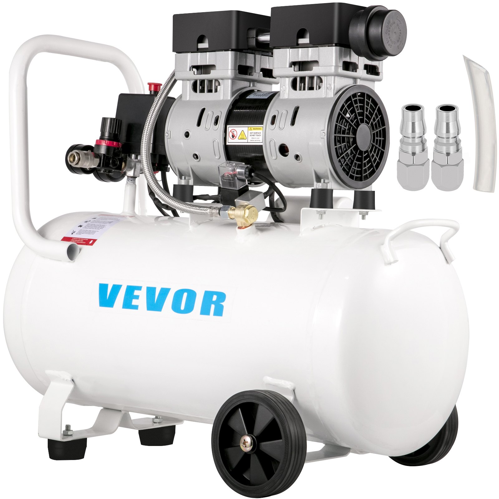 Õhukompressor 41,6 L, ülivaikne õhukompressor 1 HP, kaasaskantav õhukompressor 8 baari