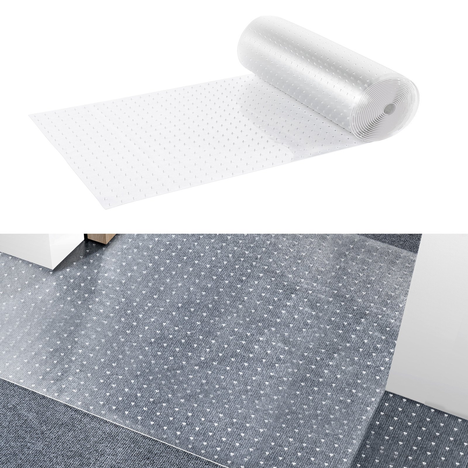 Vaibakaitse lemmikloomadele 61 cm x 7 62 m PVC kriimustuskindel kassivaibakaitse ukseava jaoks libisemisvastane kassi