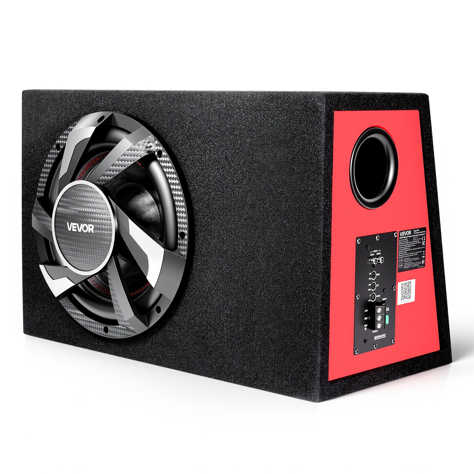 Subwoofer bassipakett, 305 mm, 245 W RMS, täielik autoaudio subwooferi ja võimendi pakett