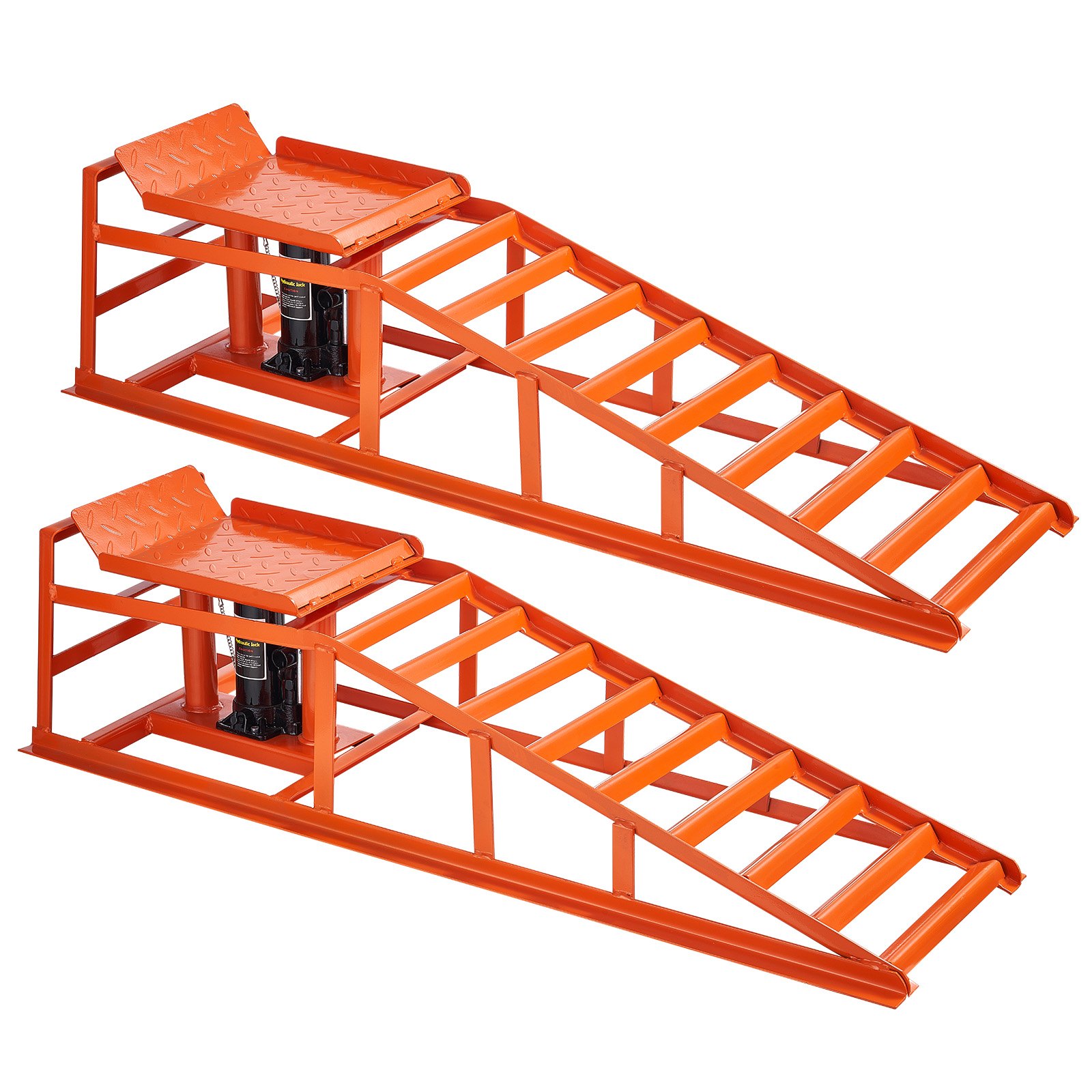 Hüdraulilised autokaldteed 2 tk 5T 4990 kg tõstekõrgus 270–360 mm raskeveokite hüdraulilised autokaldteed
