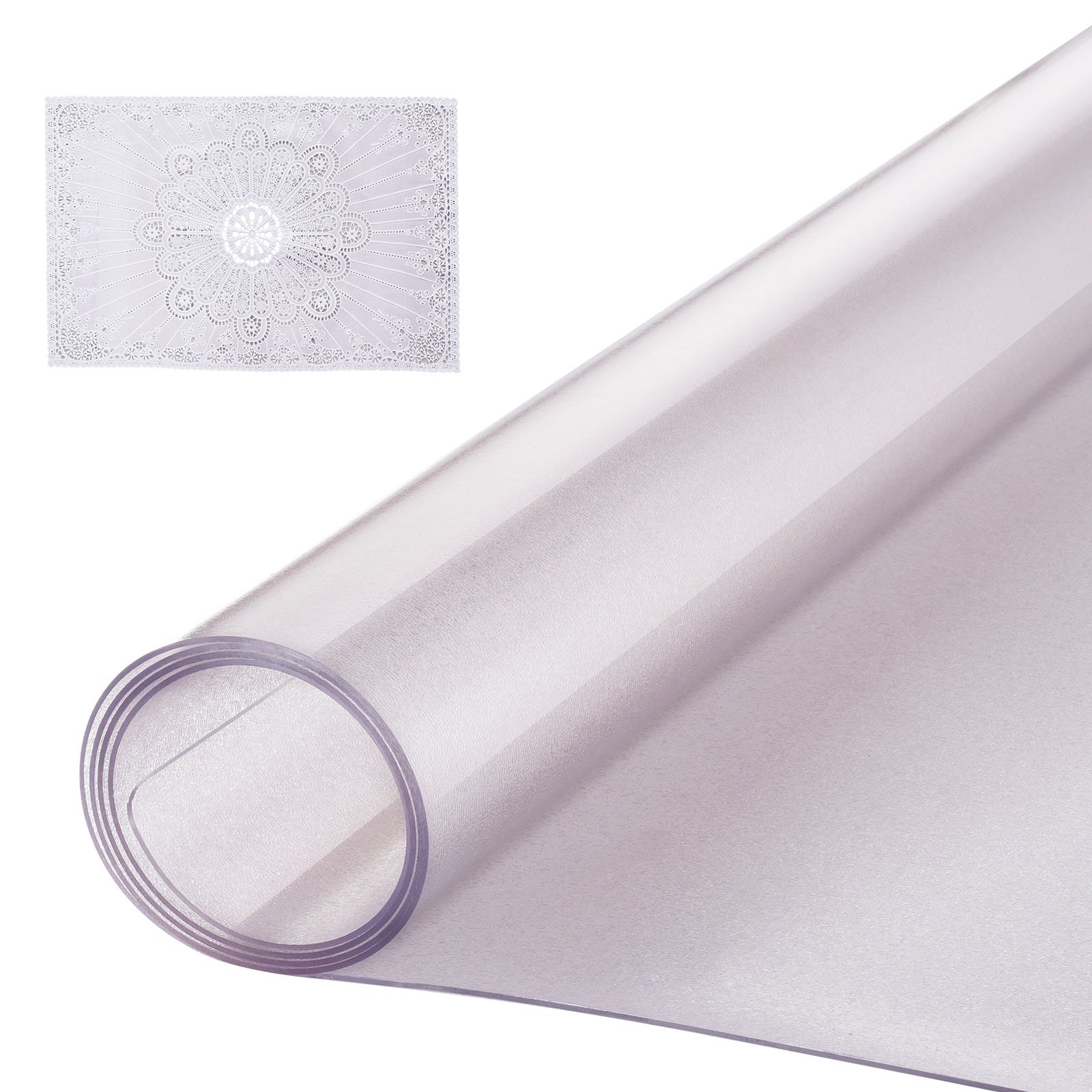 Plastikust lauakate 91 4 x 152 cm 1 5 mm paksune mattkattega lauakate ristkülikukujuline PVC lauamatt veekindel ja