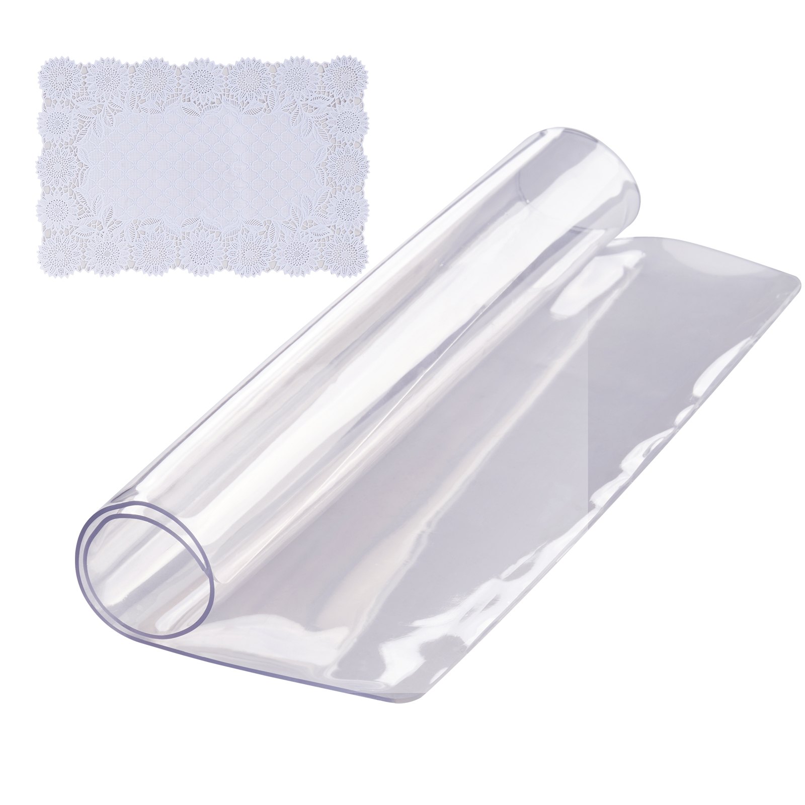 Läbipaistev lauakate, 30,5 cm x 30,5 cm/305 x 305 mm lauakate