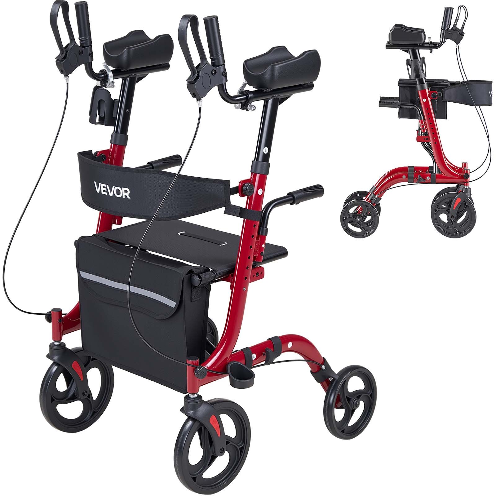 Istmega rollaator, alumiinium, 67,5 x 47 x 26,5 cm