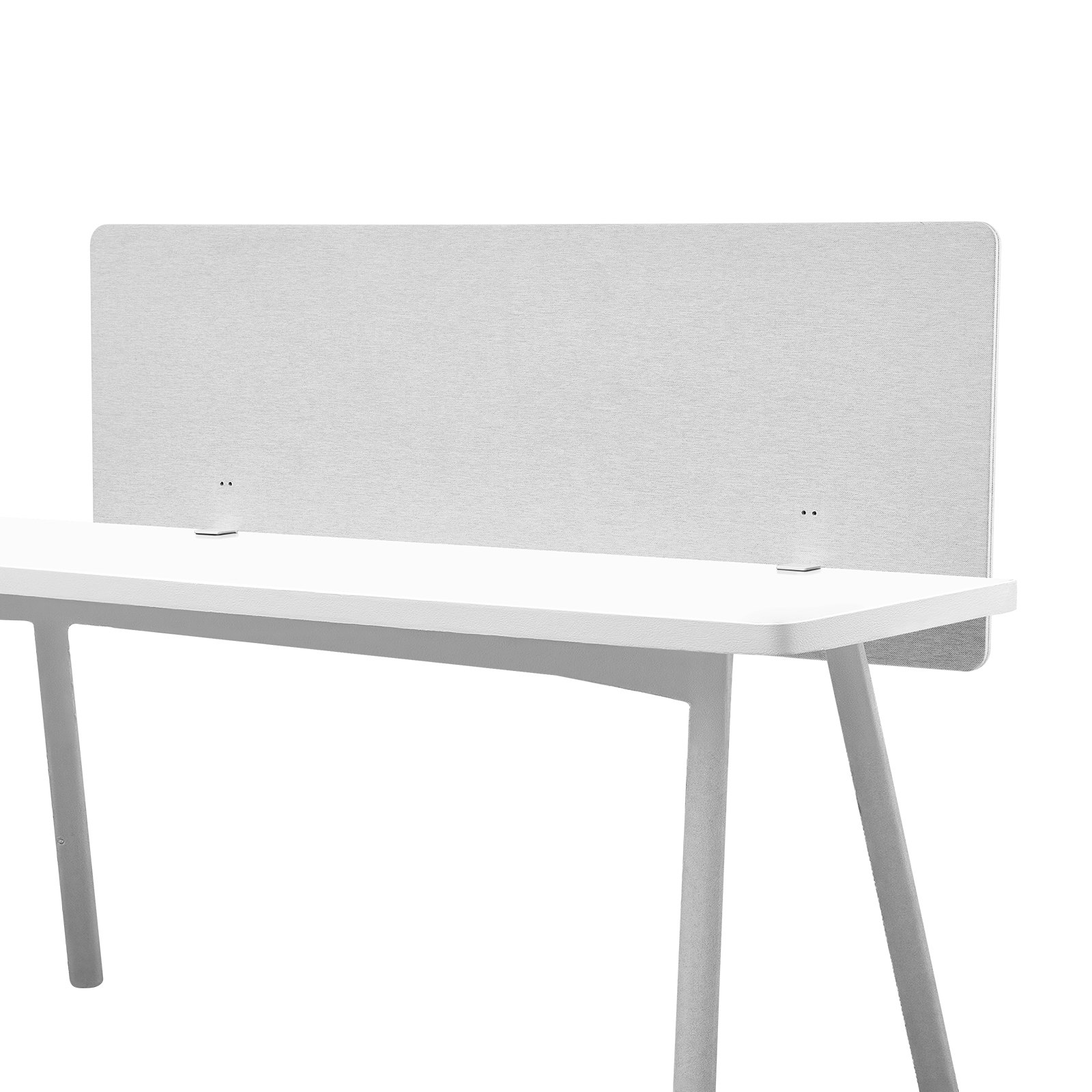 Laua vahesein privaatsuspaneel 1524 x 610 mm klambriga kinnitatav kontorilaua vahesein PET-kabiini vaheseinapaneel