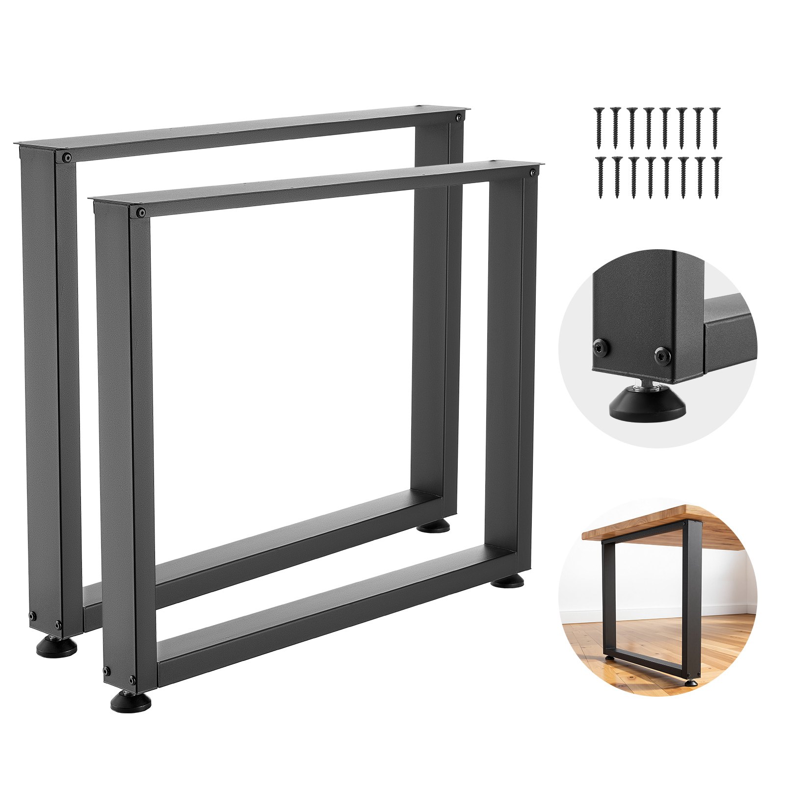 Lauajalad 750 x 900 mm (K x L) kandilised terasest mööblijalad moodulkonstruktsioon lihtne kokkupanek maksimaalne