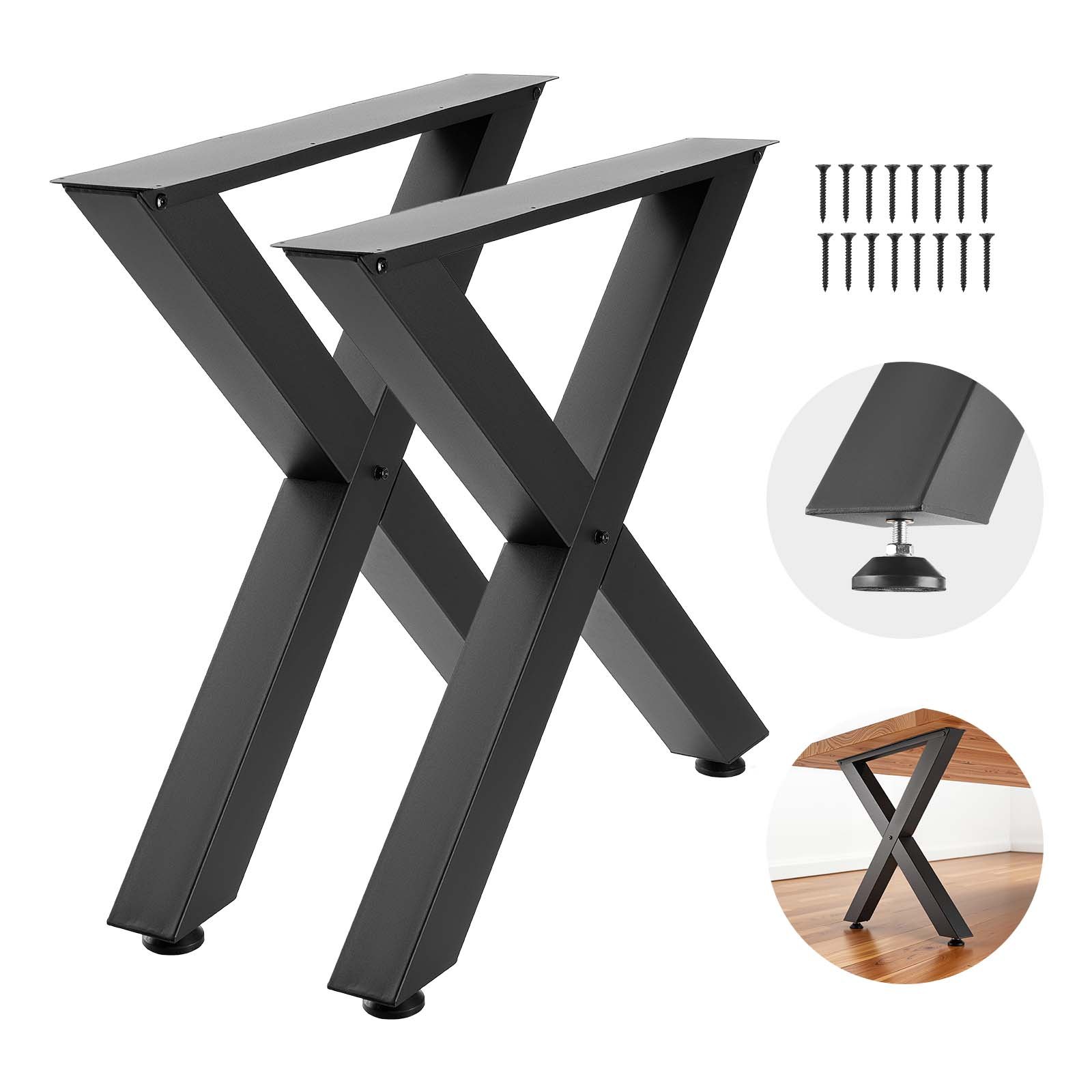 Lauajalad 750 x 790 mm (K x L) terasest mööblijalad moodulkonstruktsioon lihtne kokkupanek maksimaalne koormus 1000 kg