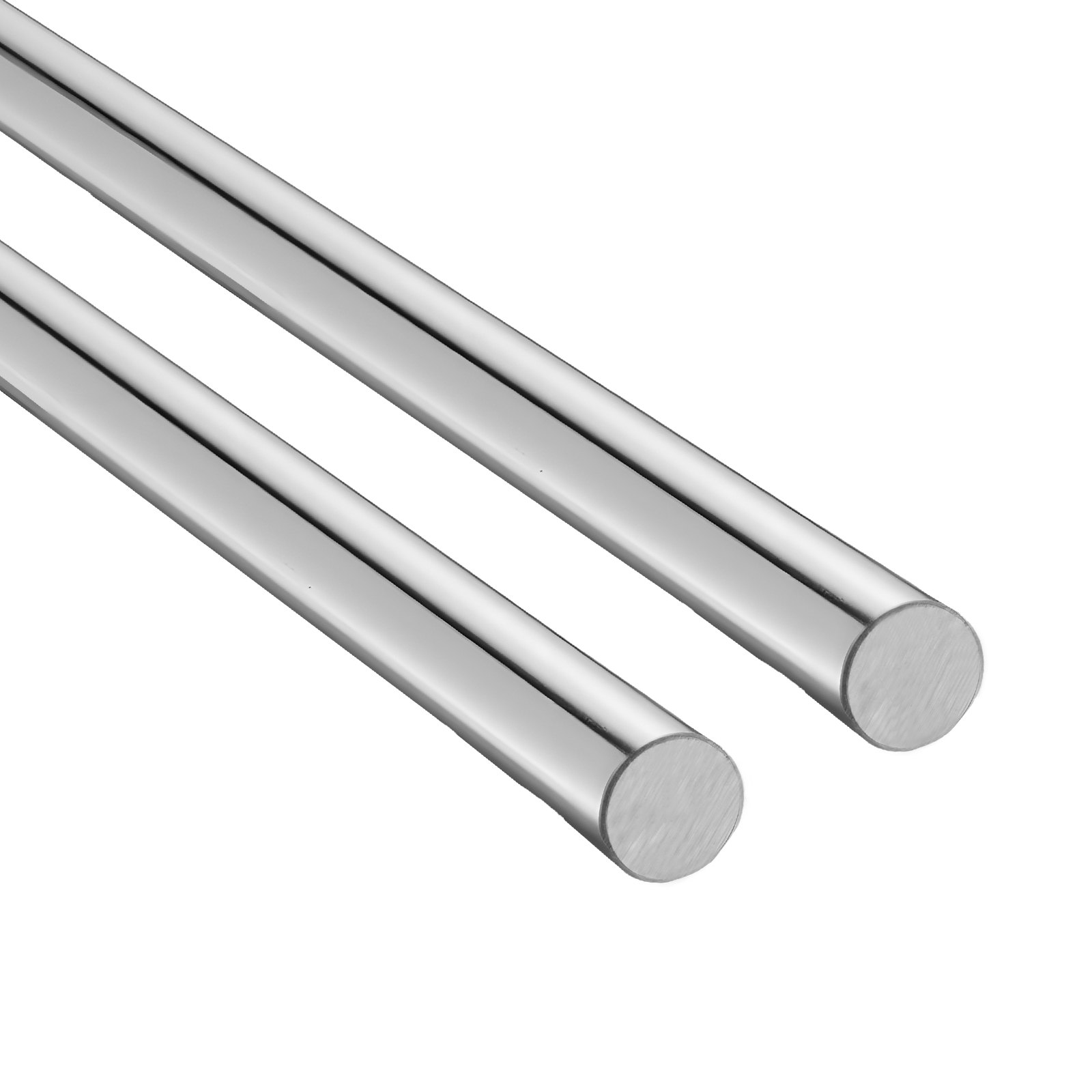 2 tk lineaarliikumisvarda, 20 mm x 1200 mm (2 x 120 cm), roostekindel ja ülitäpne