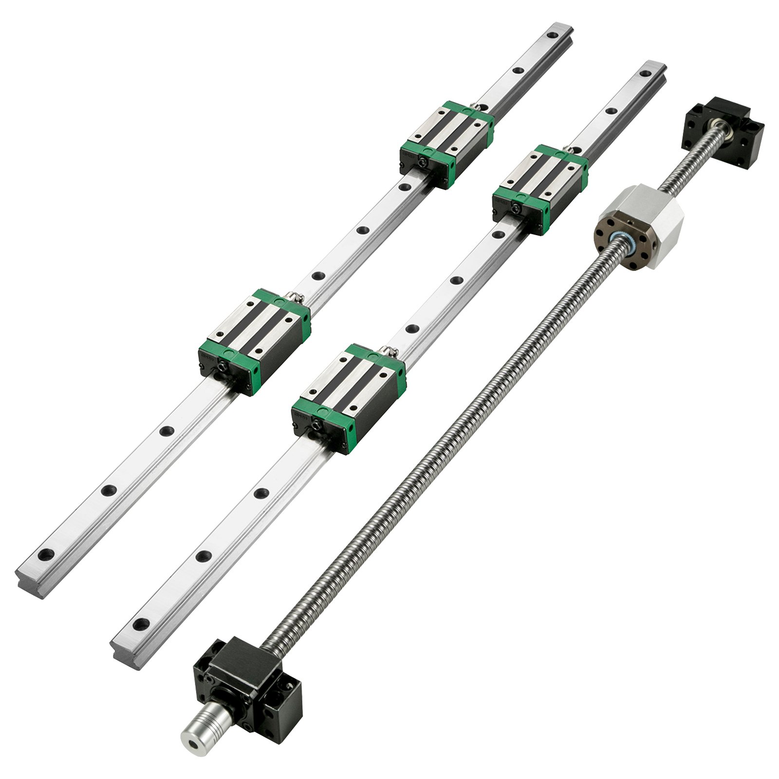 Lineaarne juhtrööbas 2 tk HGR20-1000mm lineaarne liugrööbas koos 1 tk RM1605-1000mm