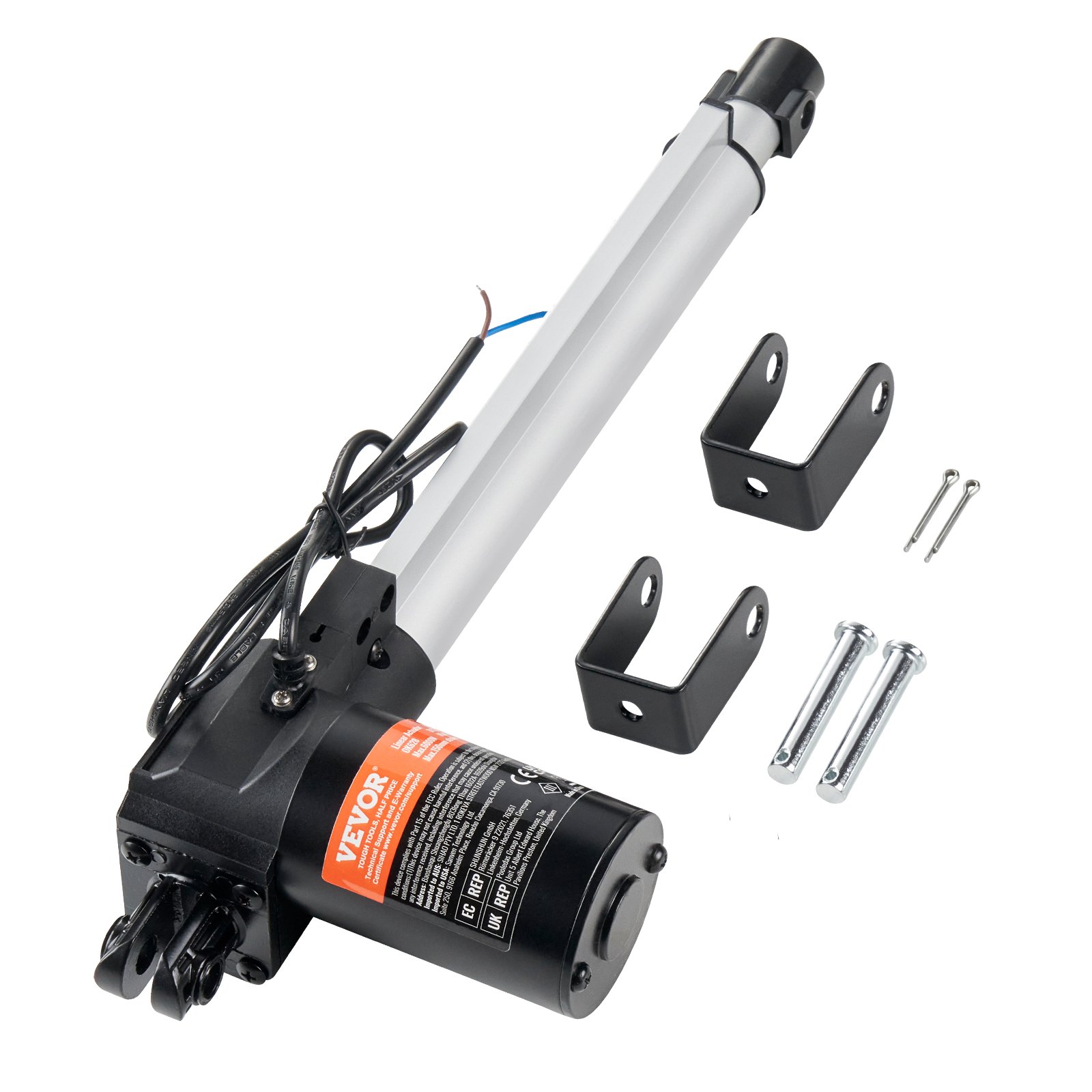 Lineaarajam 12V 25,4 cm Tugevdatud koormus 598,7 kg/6000N