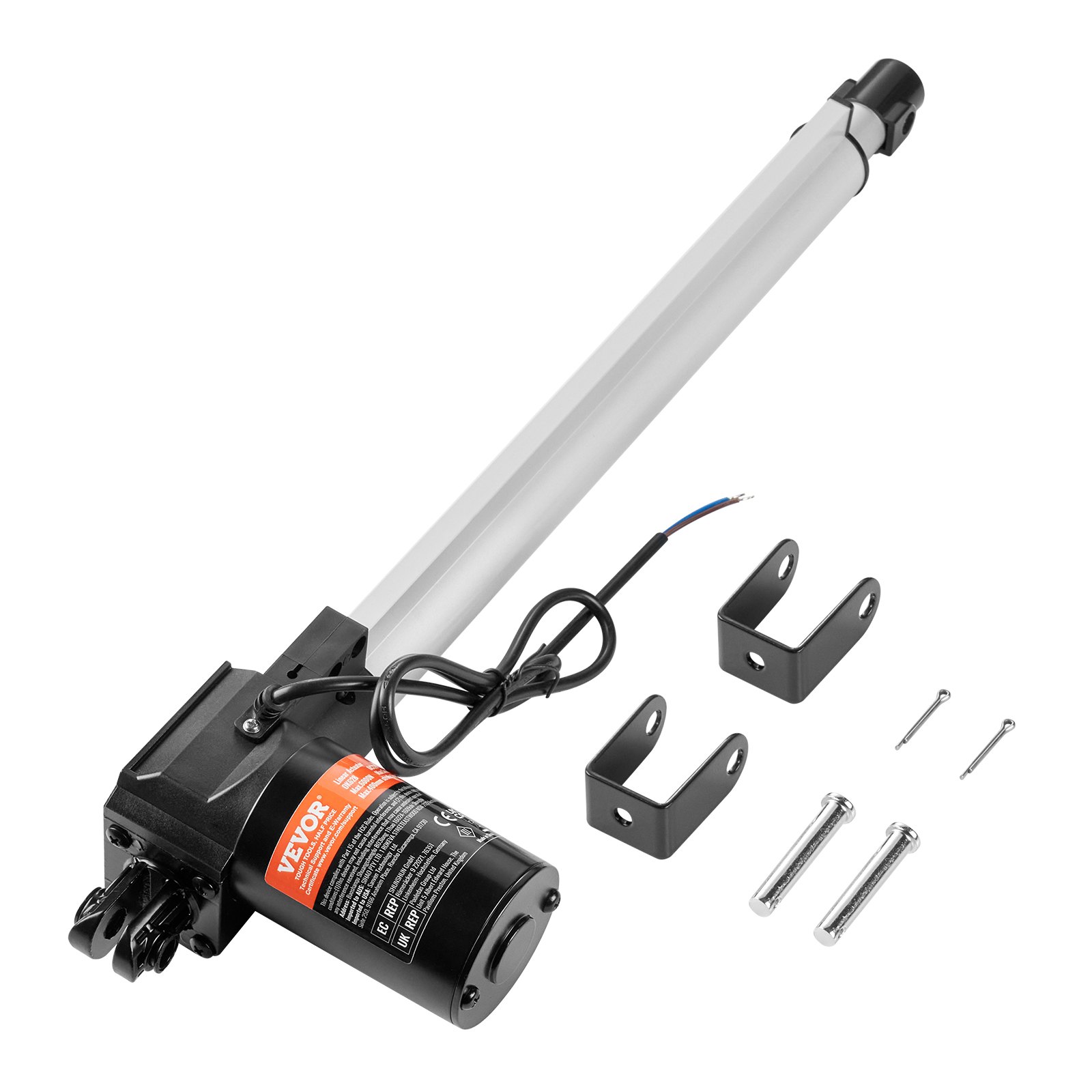 Lineaarajam 12V 35,6 cm Tugevdatud koormus 598,8 kg/6000N