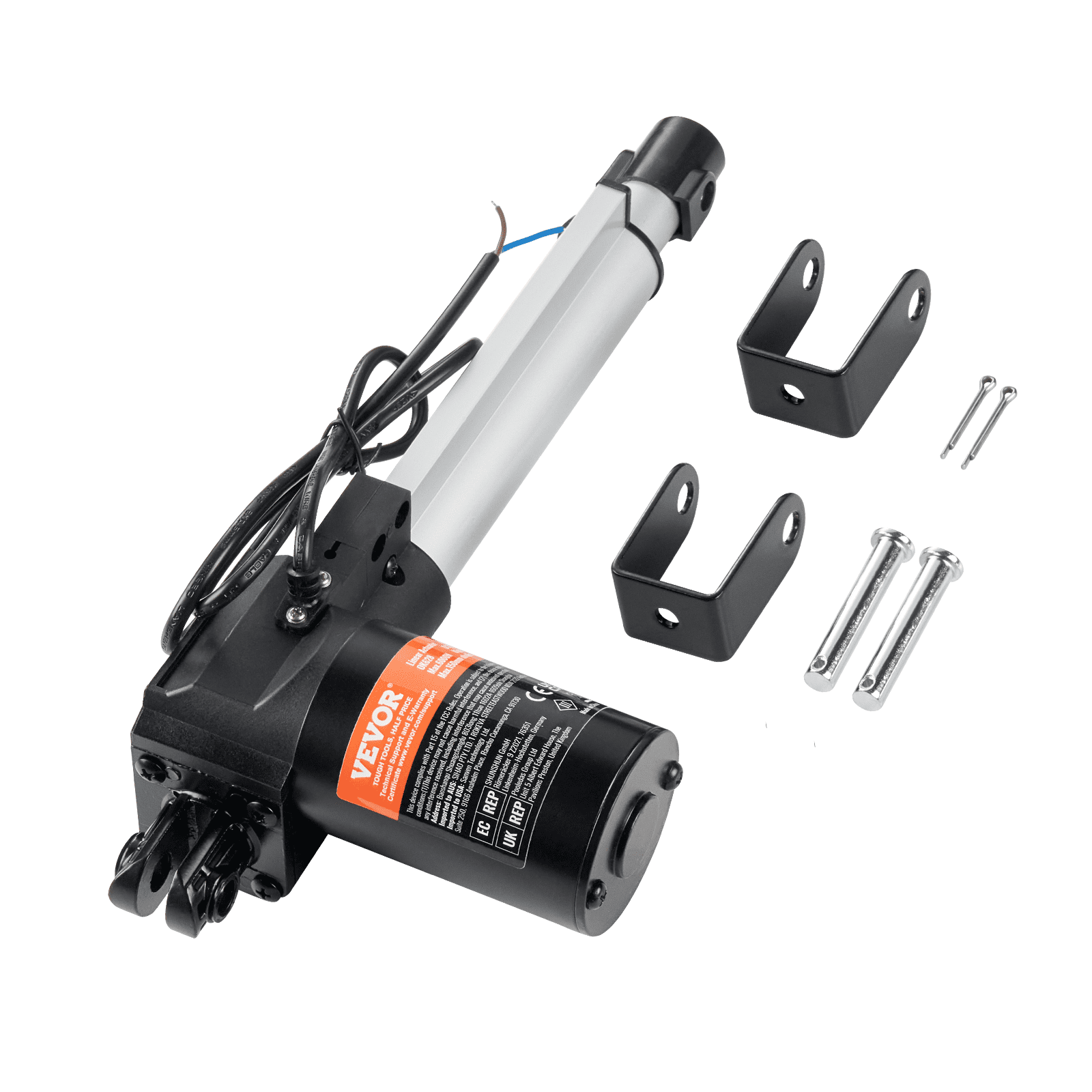 Lineaarajam 12V 15,2 cm Tugevdatud koormus 598,8 kg/6000N