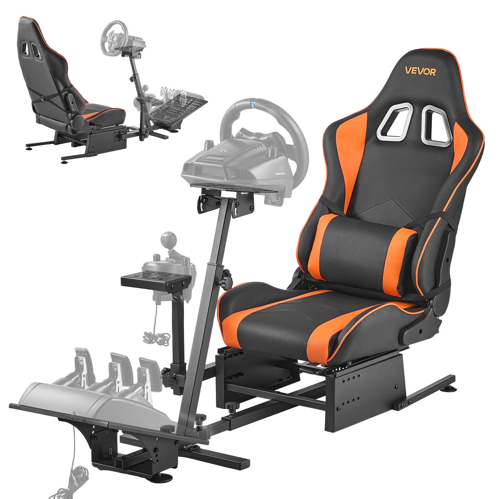Võidurooli alus vastupidav simulaatori kokpiti rooli alus sobib Logitech G25 G27 G29 G920 G923 Thrustmaster T300RS TX