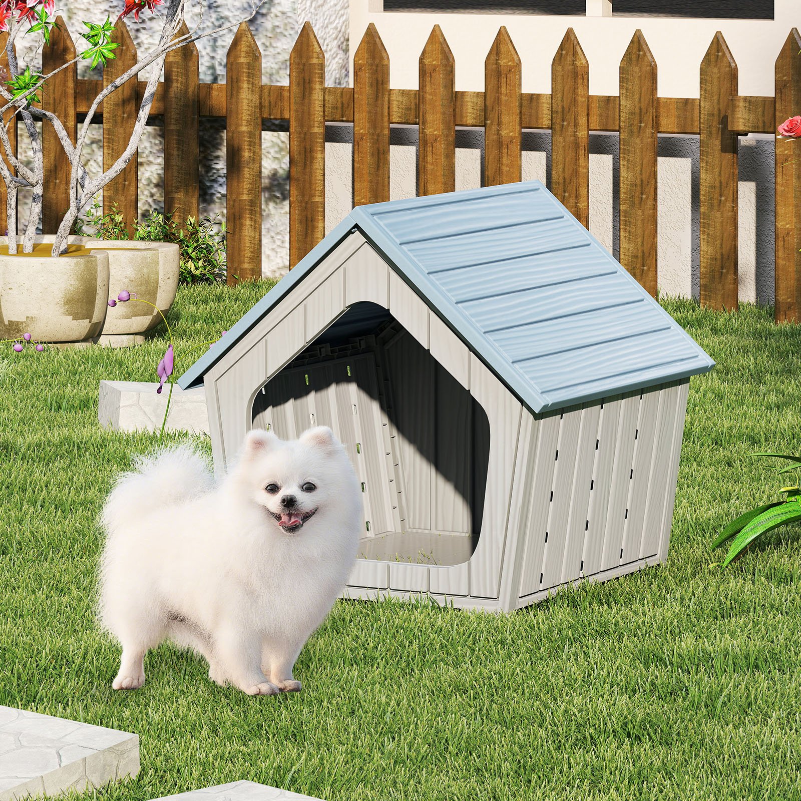 Veekindel plastist kassimaja ventilatsiooniga