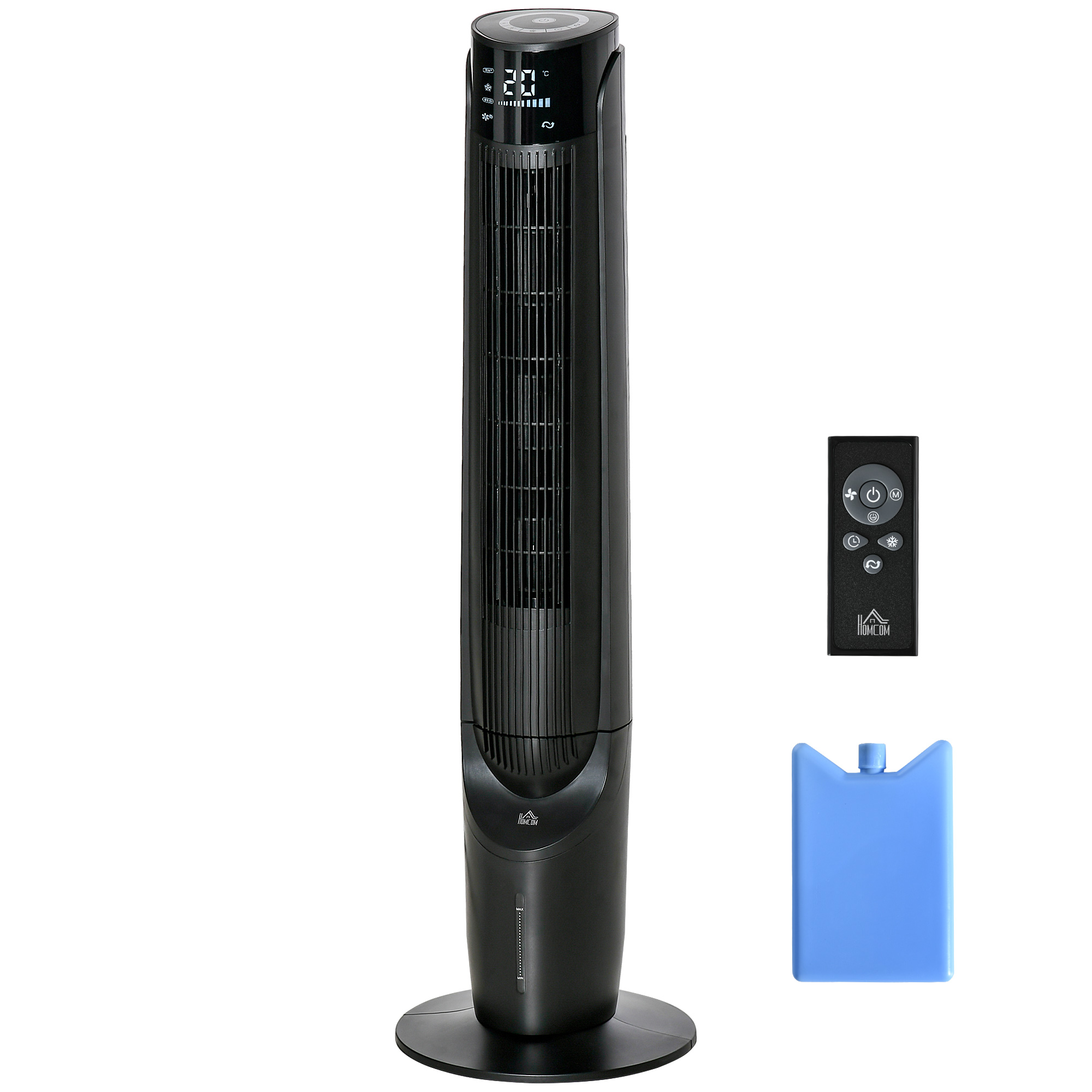 Tornventilaator, konditsioneer 4 režiimi, 3 kiirusega, taimeriga, plastikust