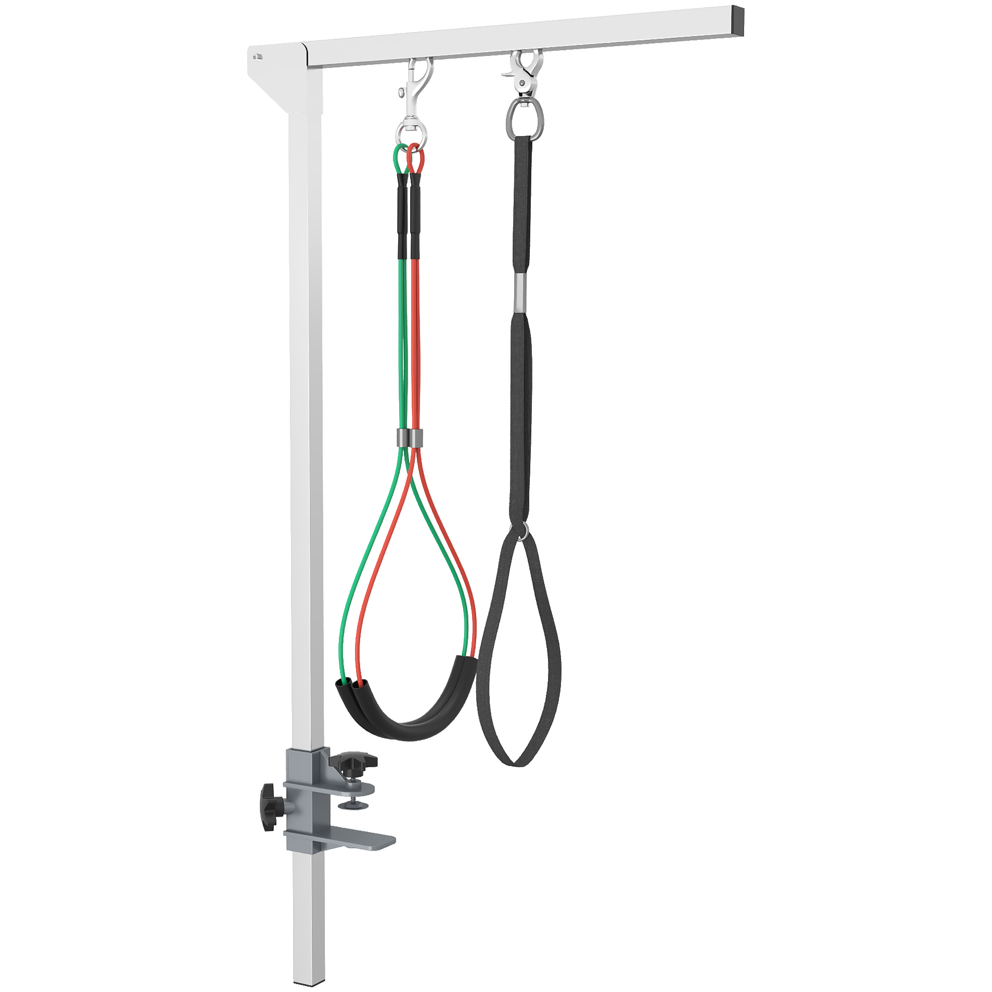 Lemmiklooma trimmimise käsi, kõrguse reguleerimisega, 36 x 8 x 74 cm, hõbedane