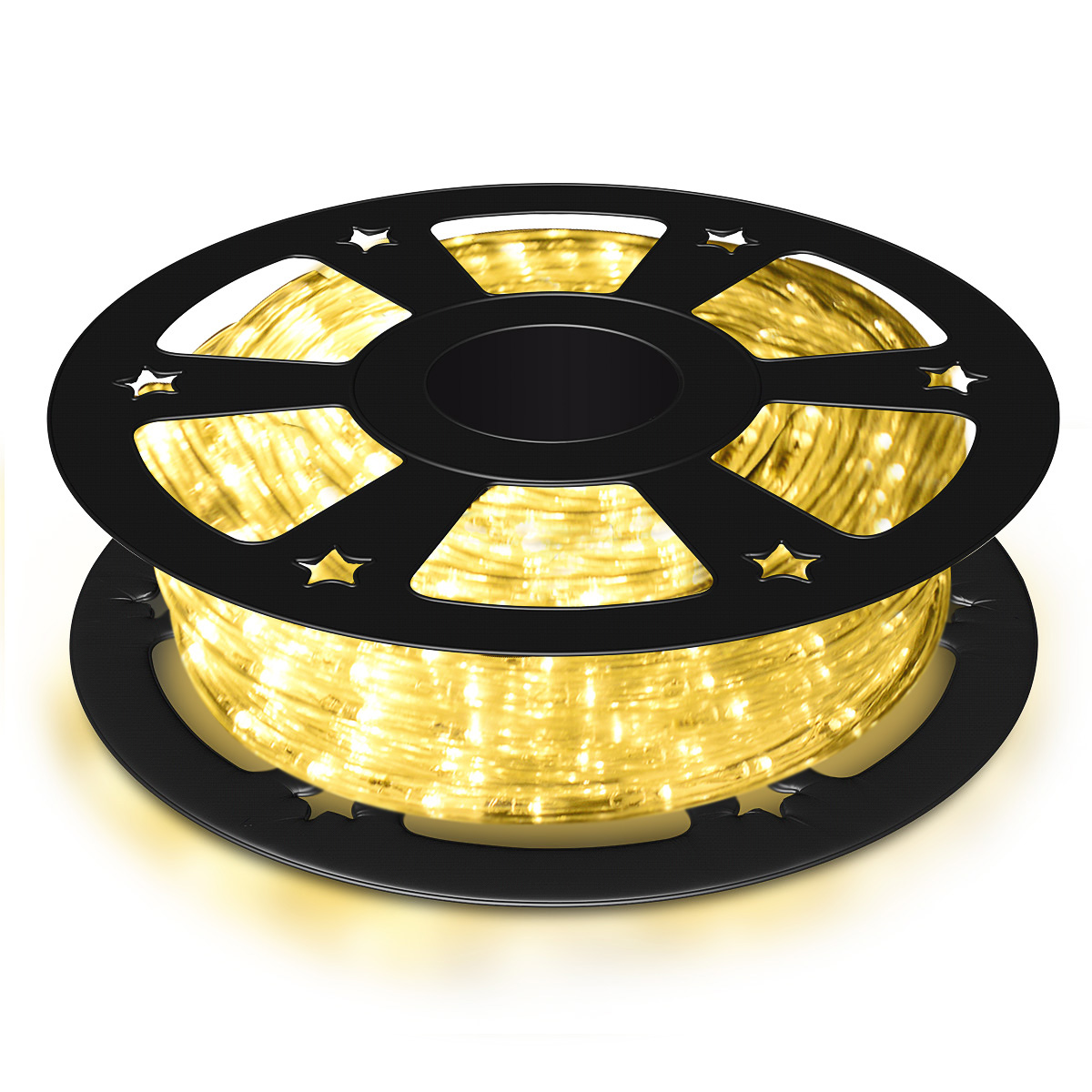 30 m köisvalgustid, haldjavalgustid 1080 LED-iga, jõulukaunistus, 100 tolli, soe valge