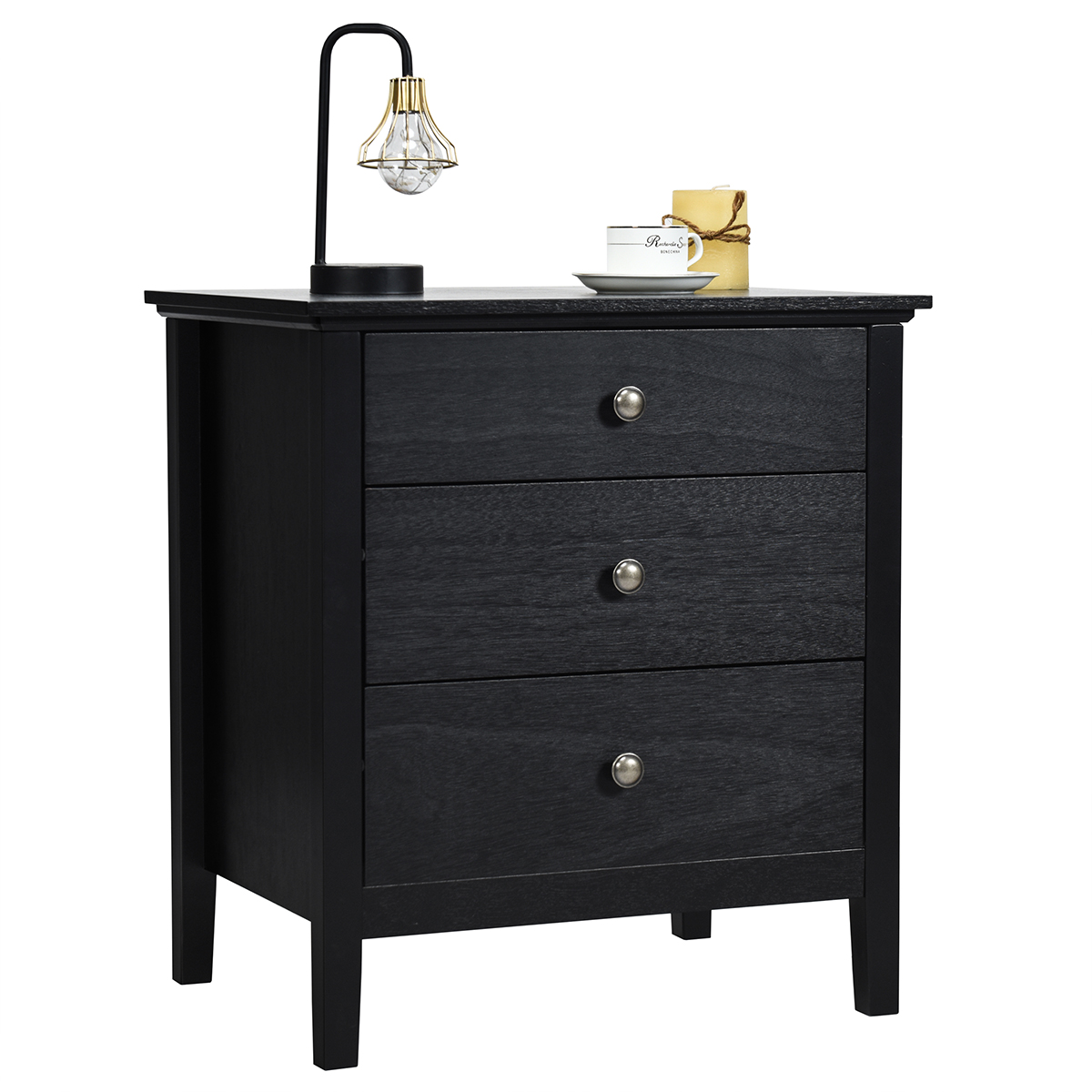 Öökapp 3 sahtliga, abilaud, öökapp, öökapp, must