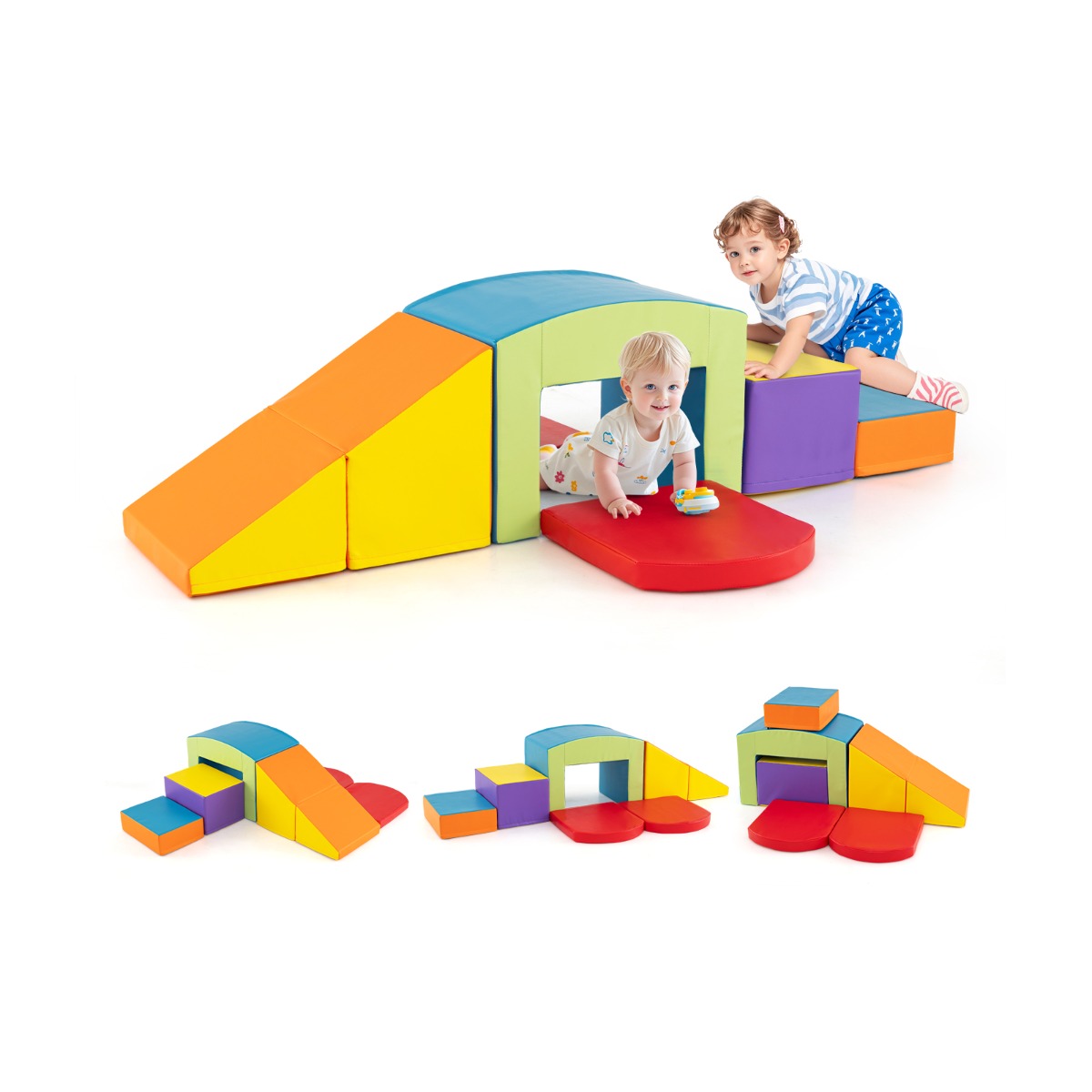 6-osaline Vahtplokkide Komplekt Värviline