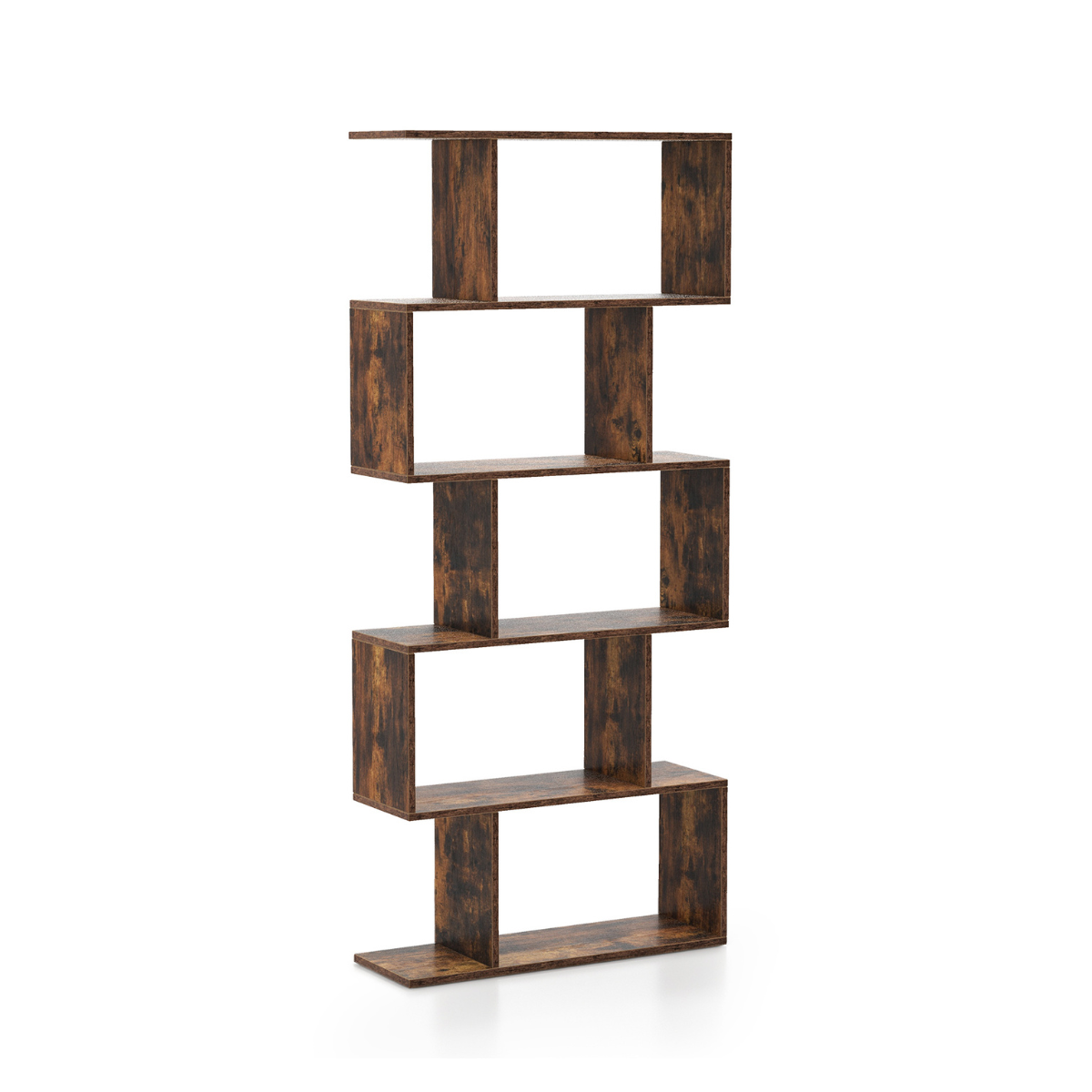 5-korruseline puidust raamaturiiul