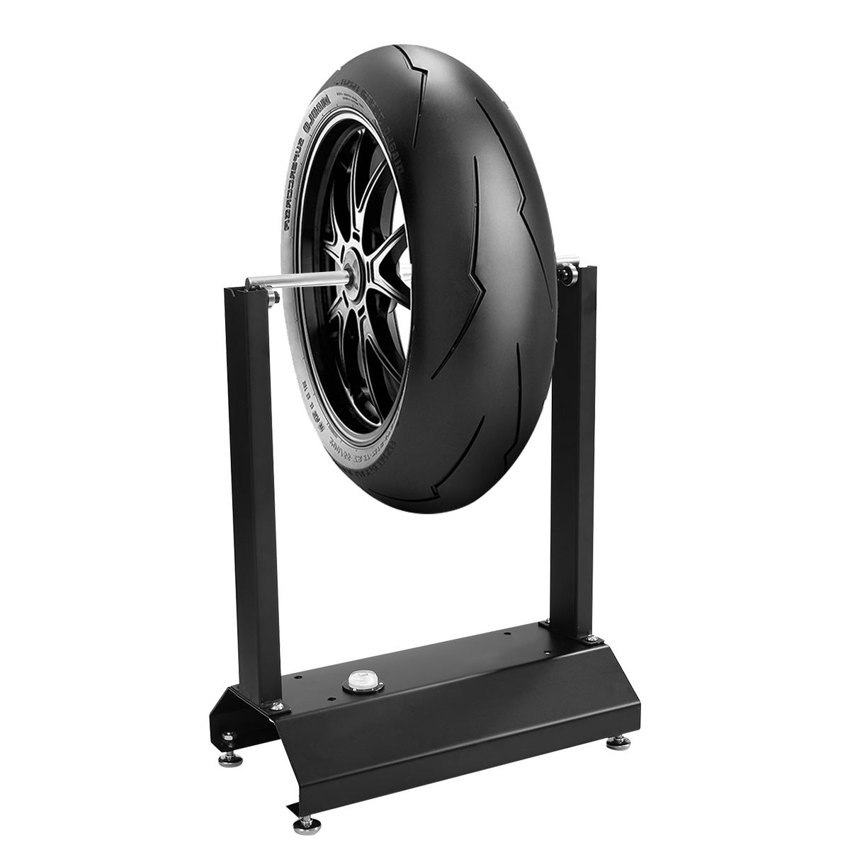 Kaasaskantav mootorratta rataste tasakaalustaja reguleeritavate koonustega 40,5 x 22 x 51 cm