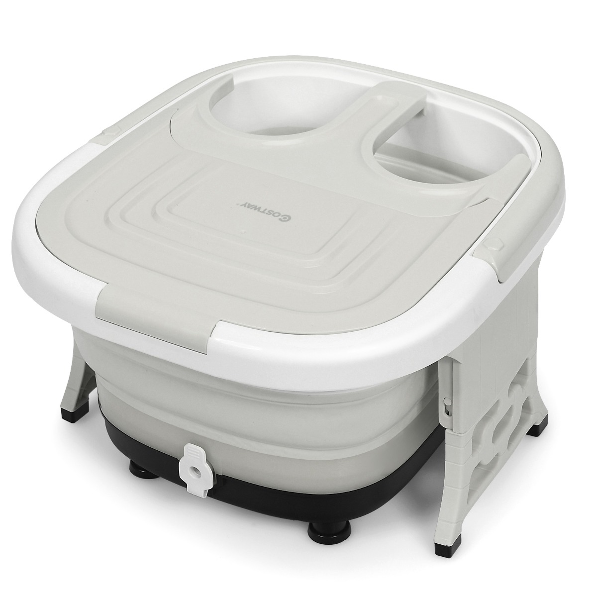 Jalavanni masseerija jalavanni mullivann reguleeritava küttetemperatuuriga 42 x 40 x 24 cm hall