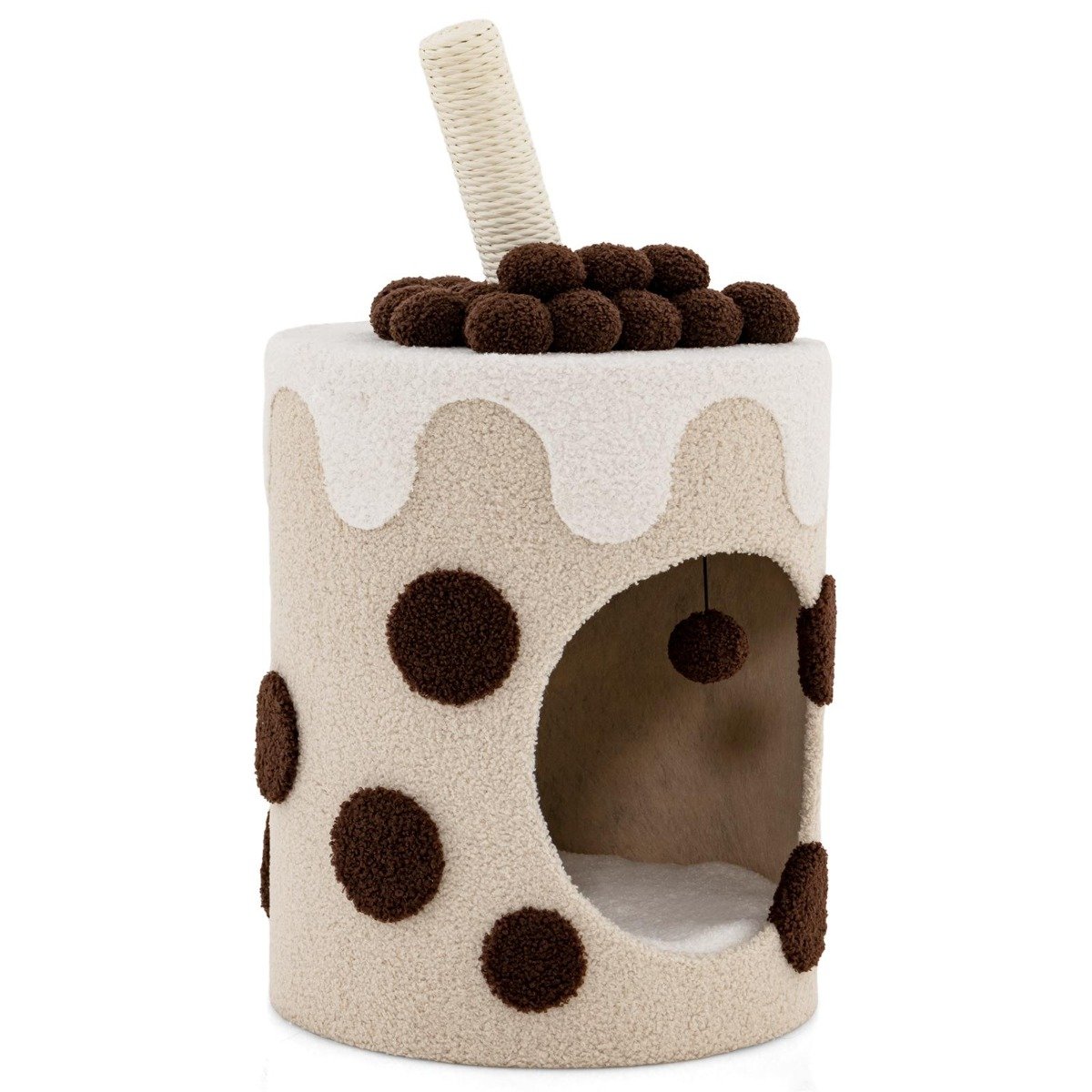 Kraapimispuu, sisalpostidega piimatee kujuline kraabits