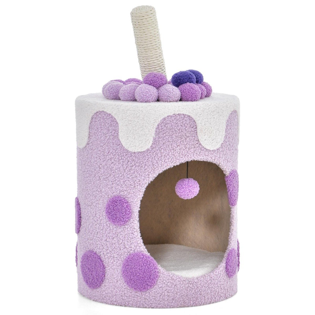 Kraapimispuu, sisalpostidega piimatee kujuline kraabits