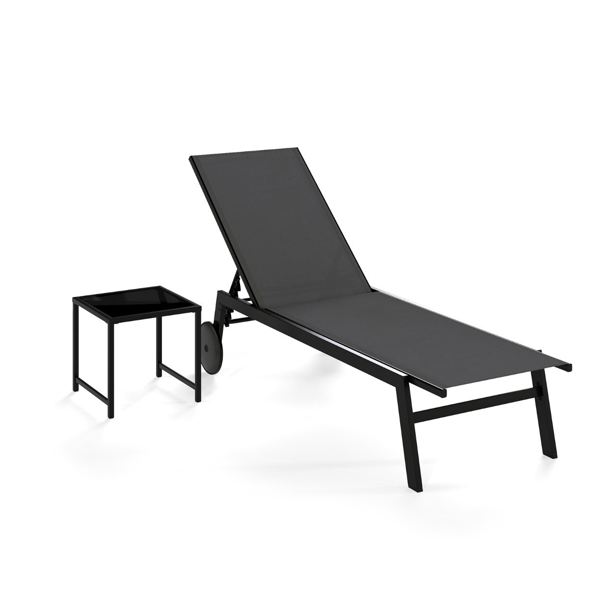 Hall aiatool ratastega ja lauaga