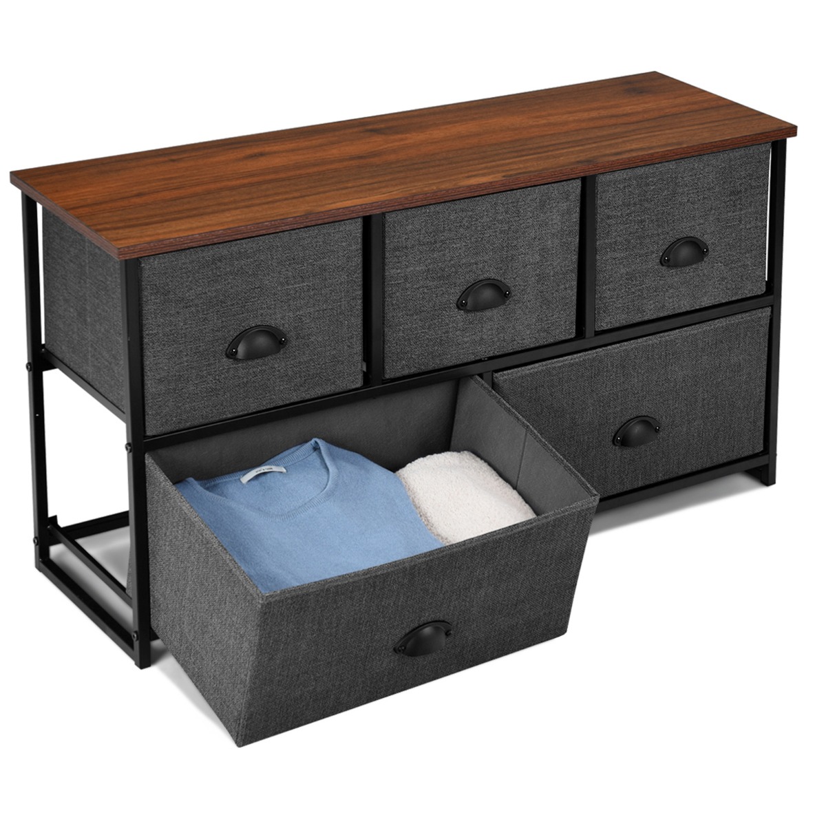 5 sahtliga hoiuseade Horisontaalne kuubik hoiuruum 100 x 30 x 53,5 cm