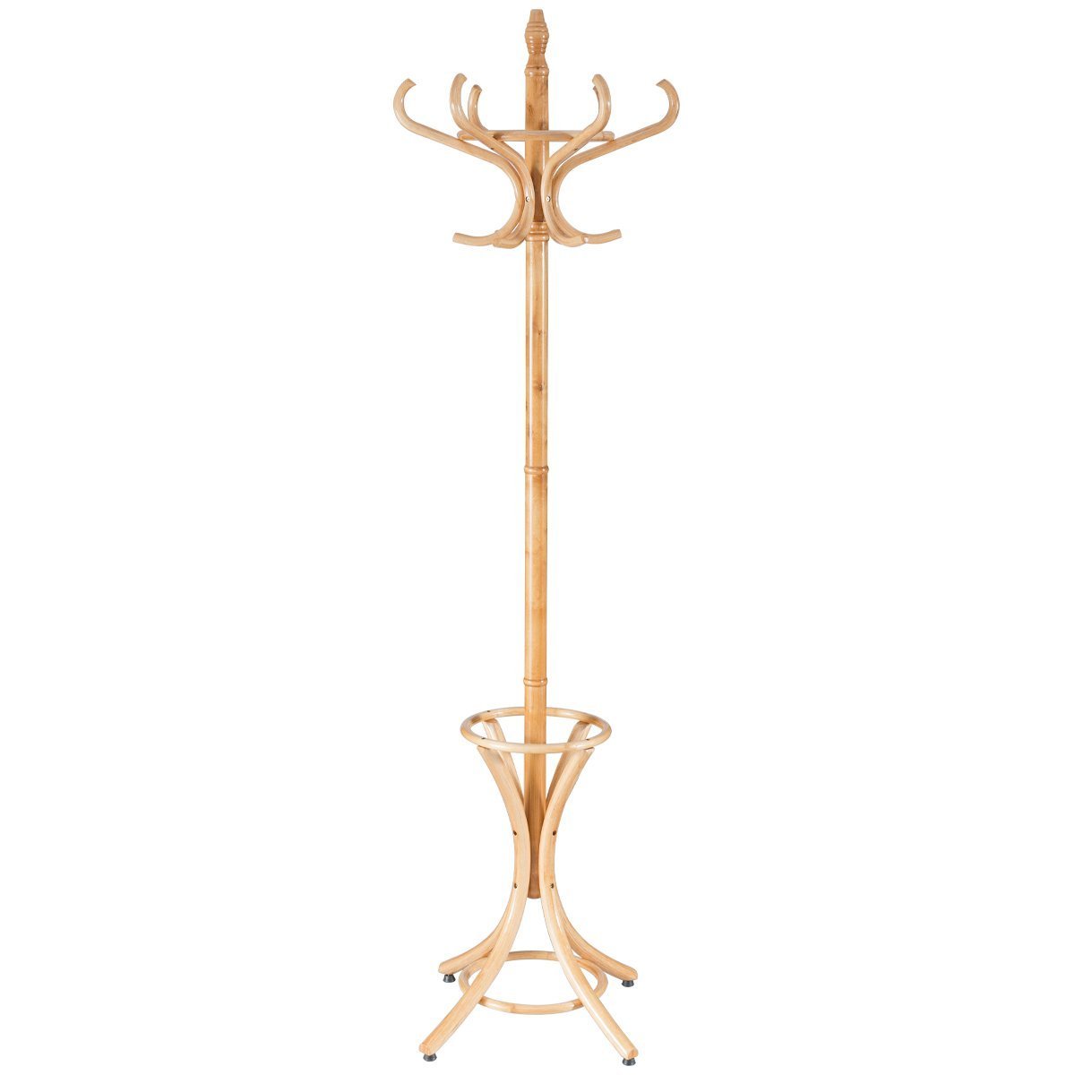 Riidenagi vihmavarjualusega 12 riidekonksu-naturaalne