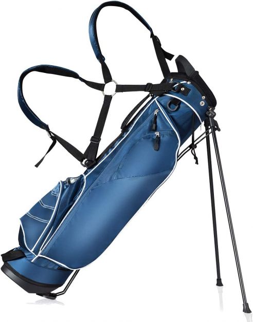 Golfikott 9-tolline golfikott pliiatsikott professionaalne reisikott ständikott peakatte ja kanderihmaga-sinine