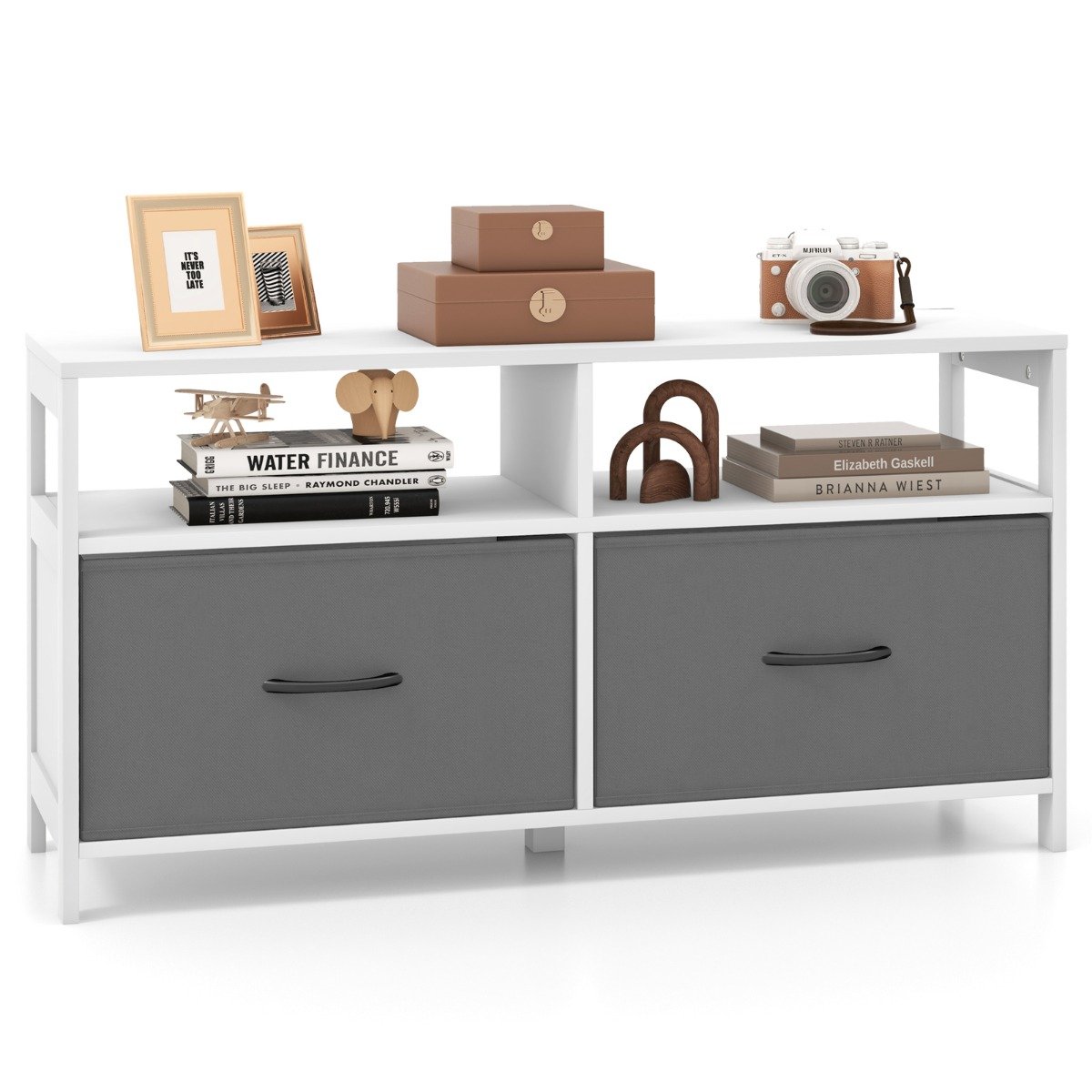 2 sahtliga kummut lahtiste riiulitega hoiukapp 100 x 30 x 53 cm