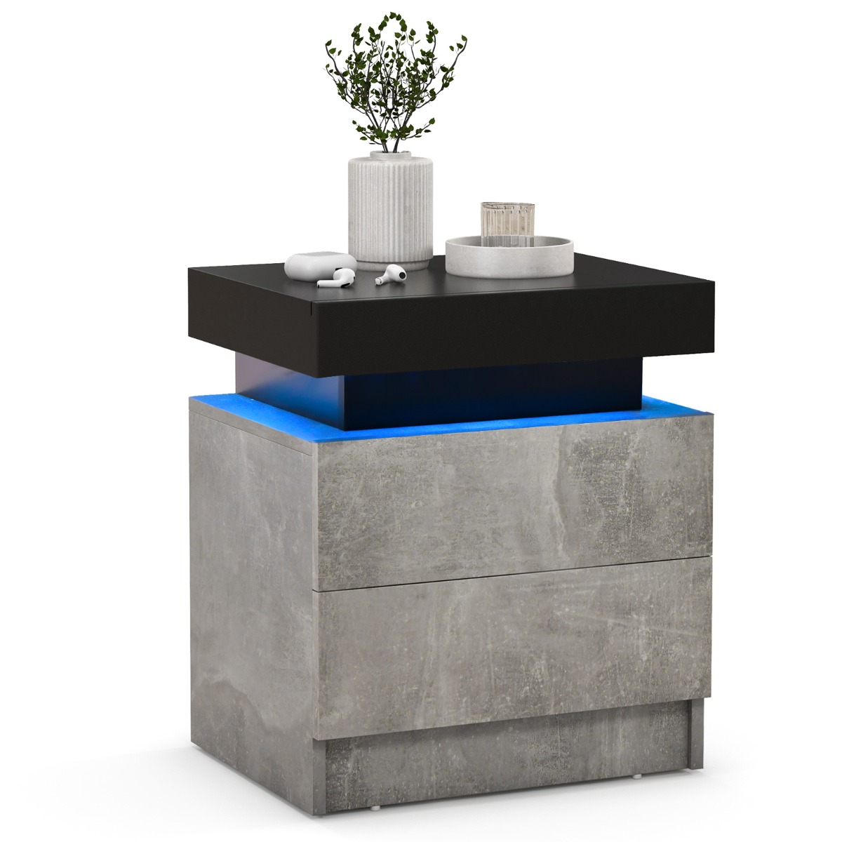 LED-valgustitega öökapp