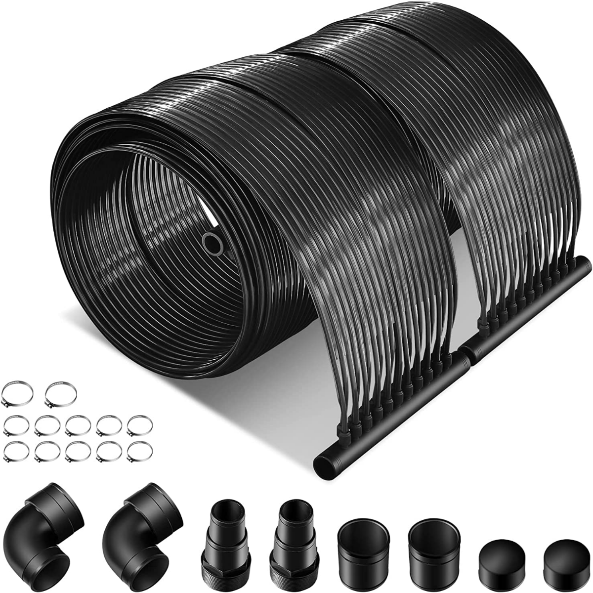 Basseinisoojendi 600 x 75 cm päikesekollektori paneelid 25800 L maa-alustele ja maapealsetele basseinidele