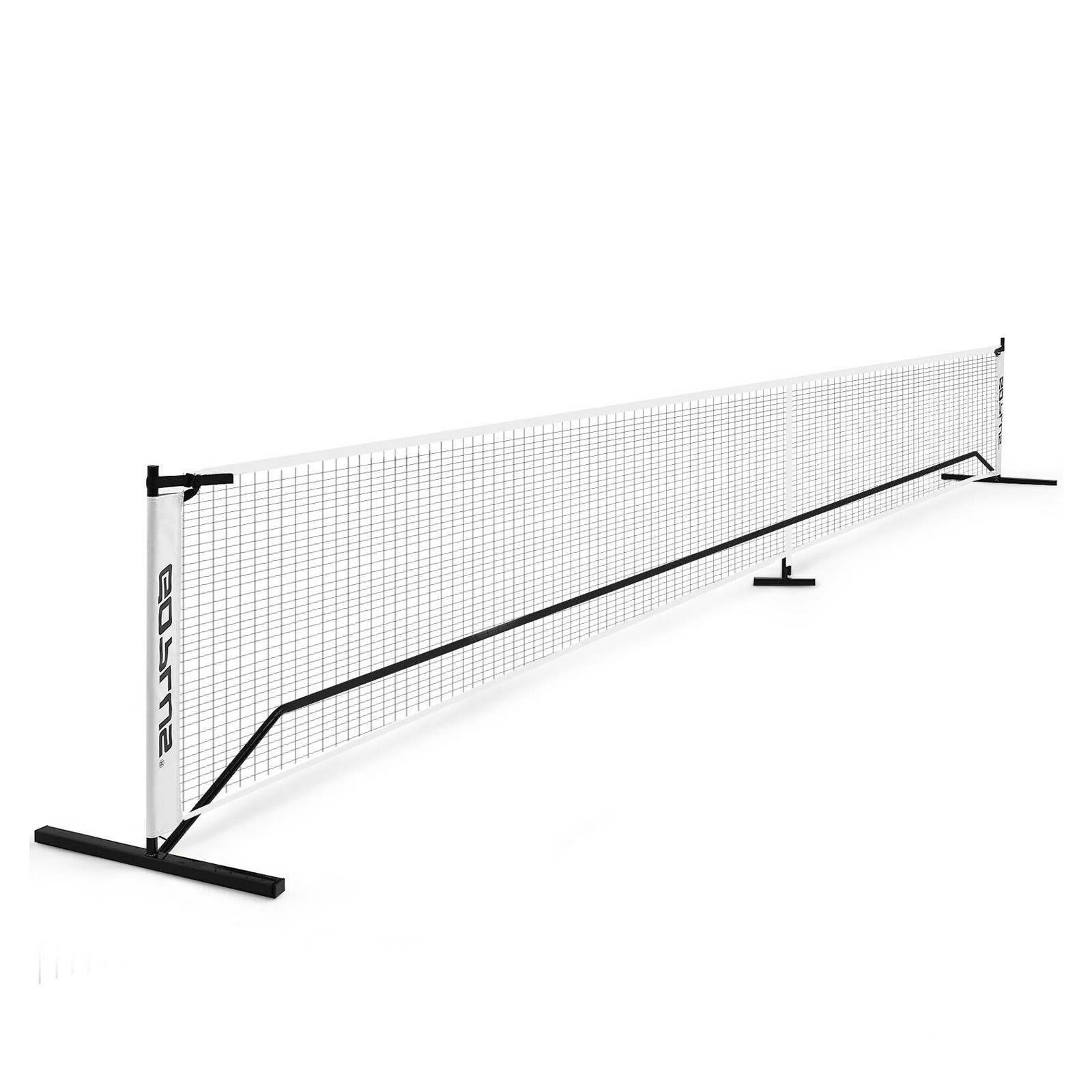 Kaasaskantav tennisevõrk metalltorudega tugeva polüestervõrguga