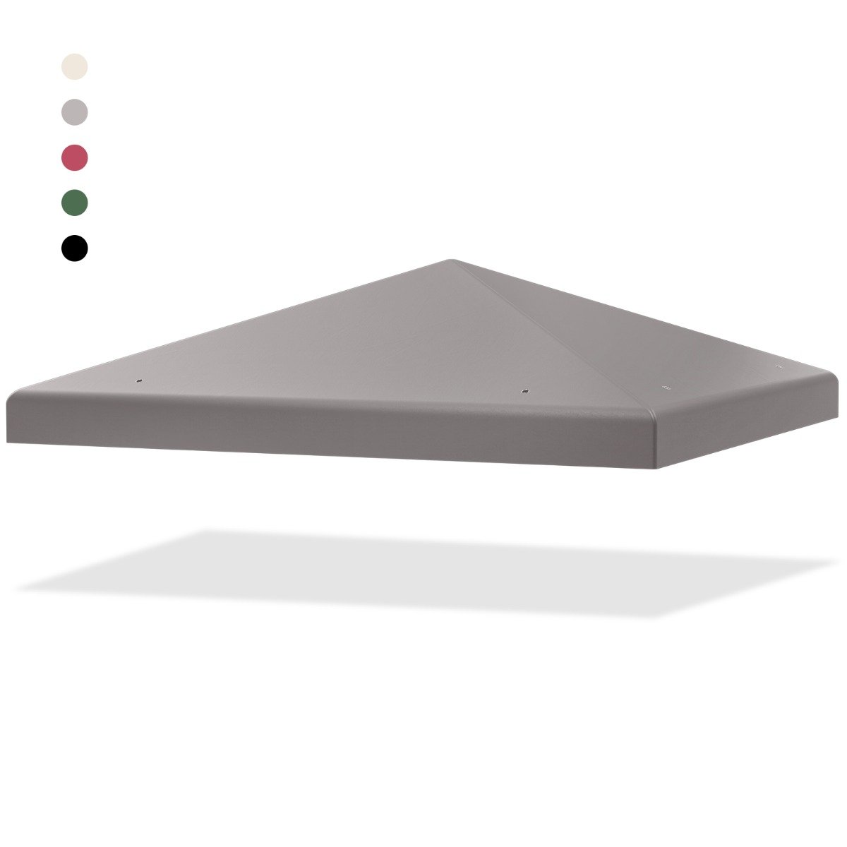 Paviljoni asenduskatus päikesekaitsekattega takjakinnitustega 300 x 300 cm hall