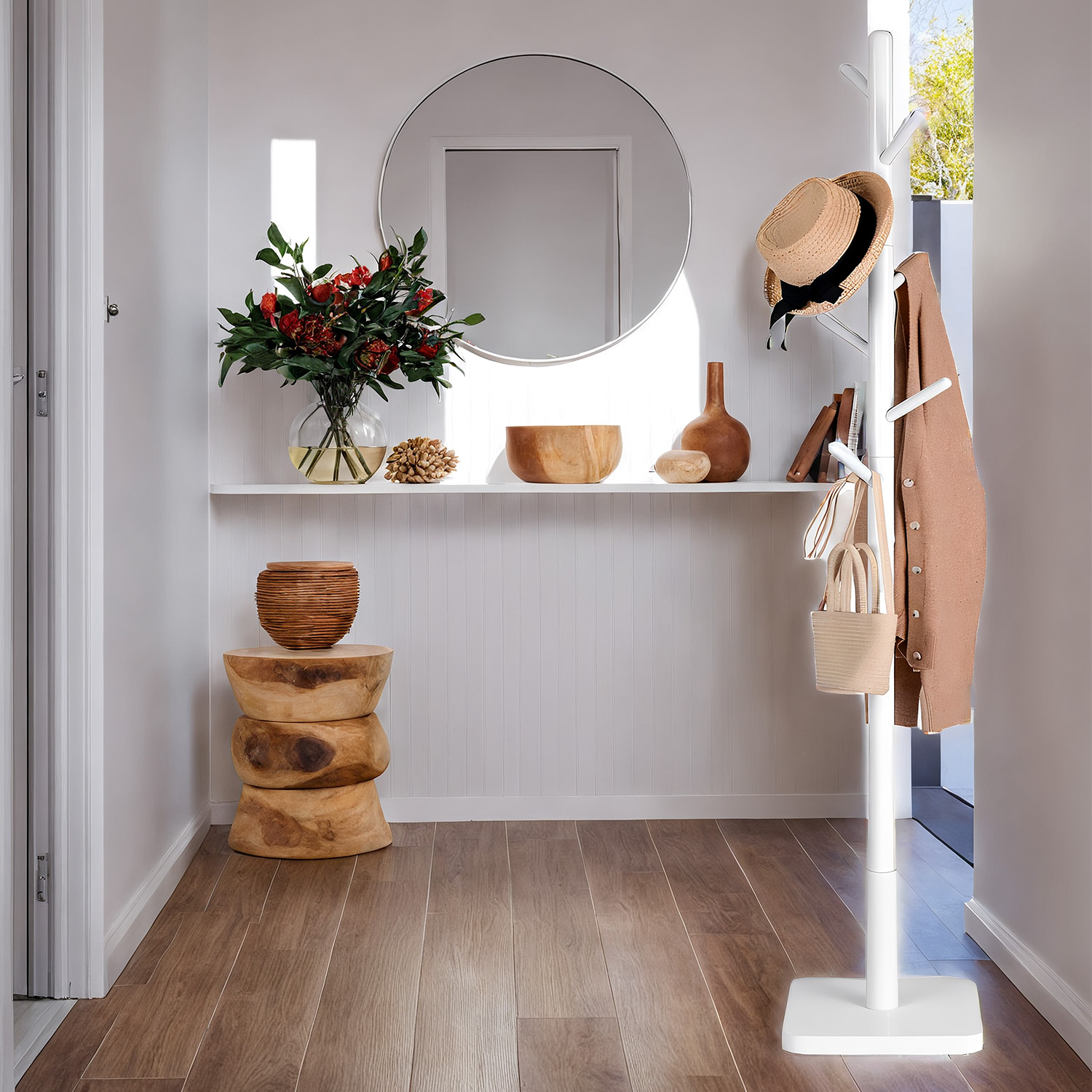 Riidenagi, riidestange täispuit, jopede puukujuline stange