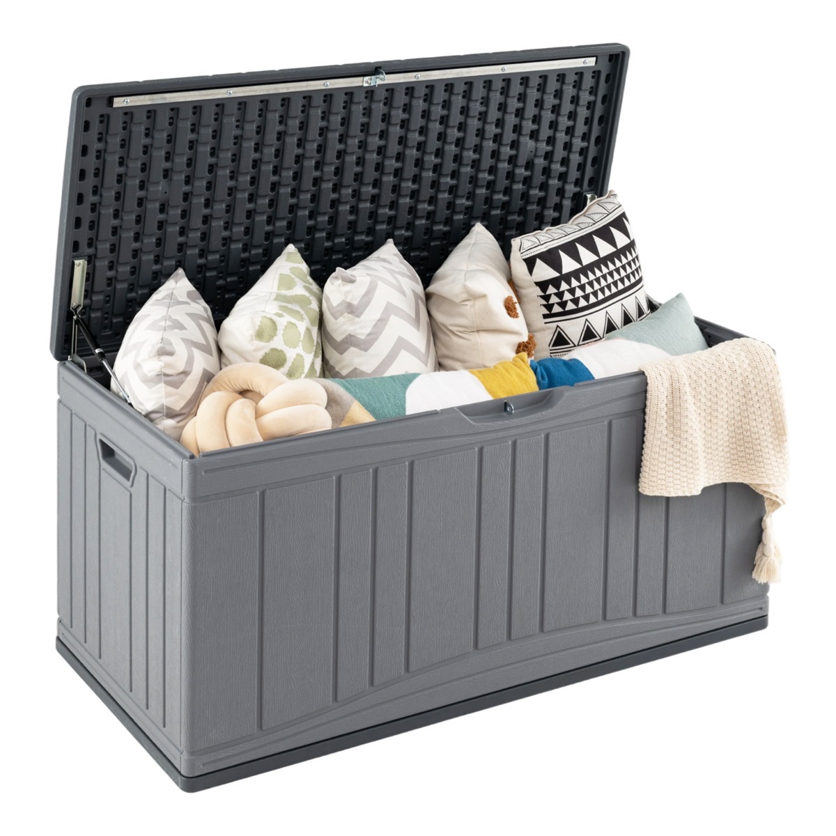 300l veekindel hdpe aialaud karp hall