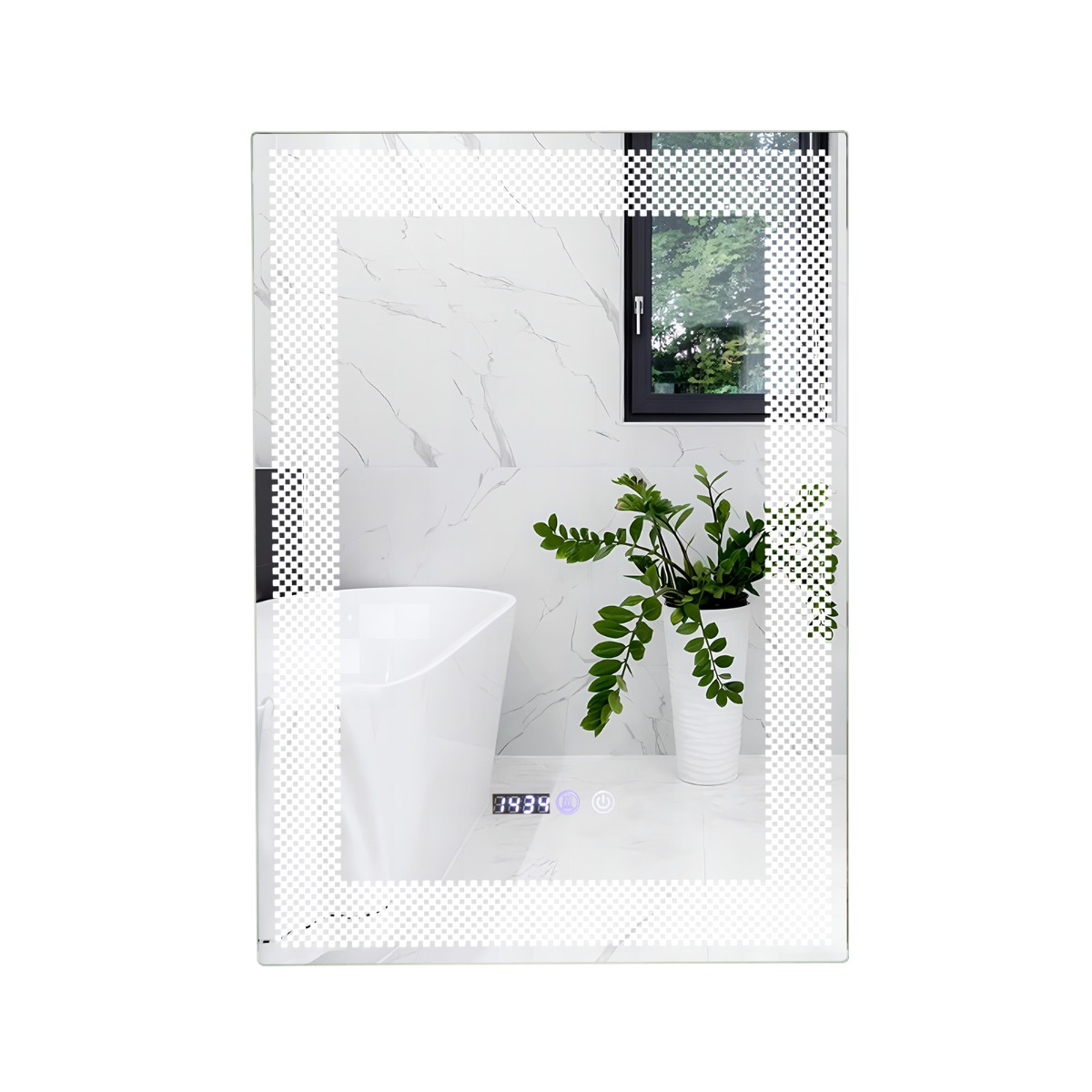 LED valgustusega seinapeegel